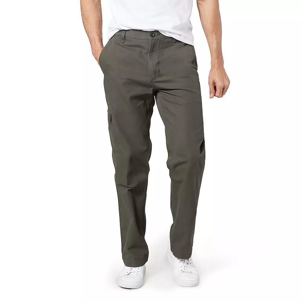 Men's Dockers® Comfort Cargo Classic-Fit Flat-Front Cargo Pants, Size: 44X30, Rifle Green Product Image