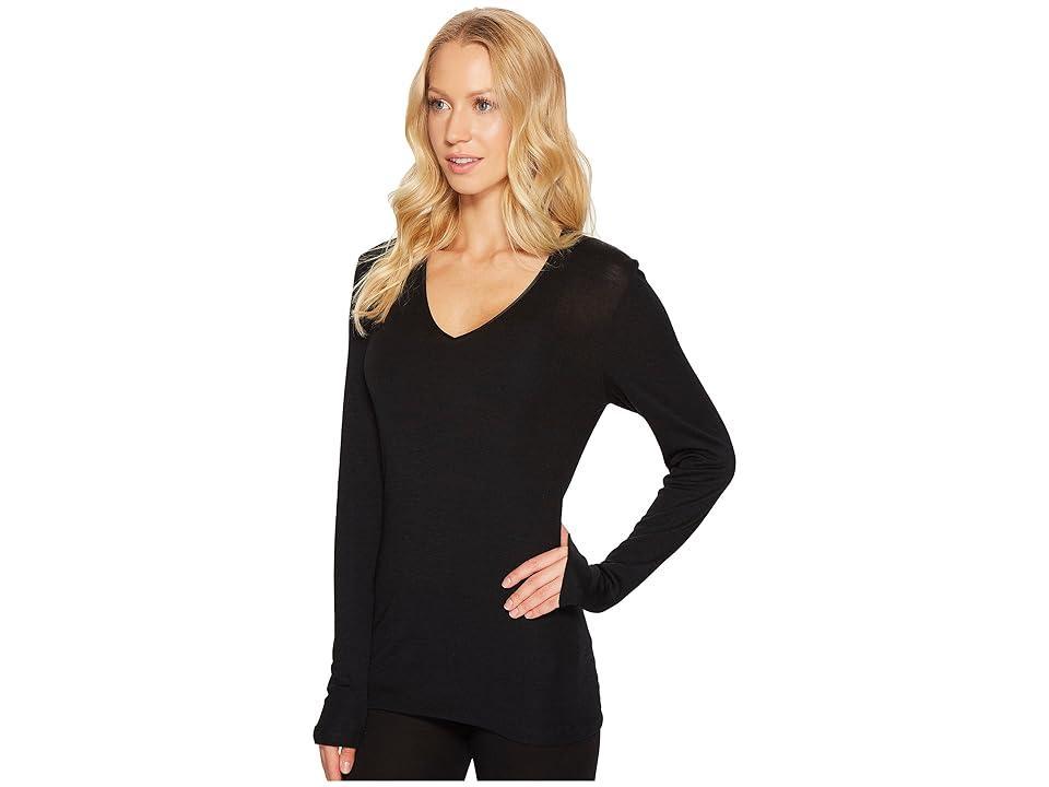 Wool & Silk Blend V-Neck Top Product Image