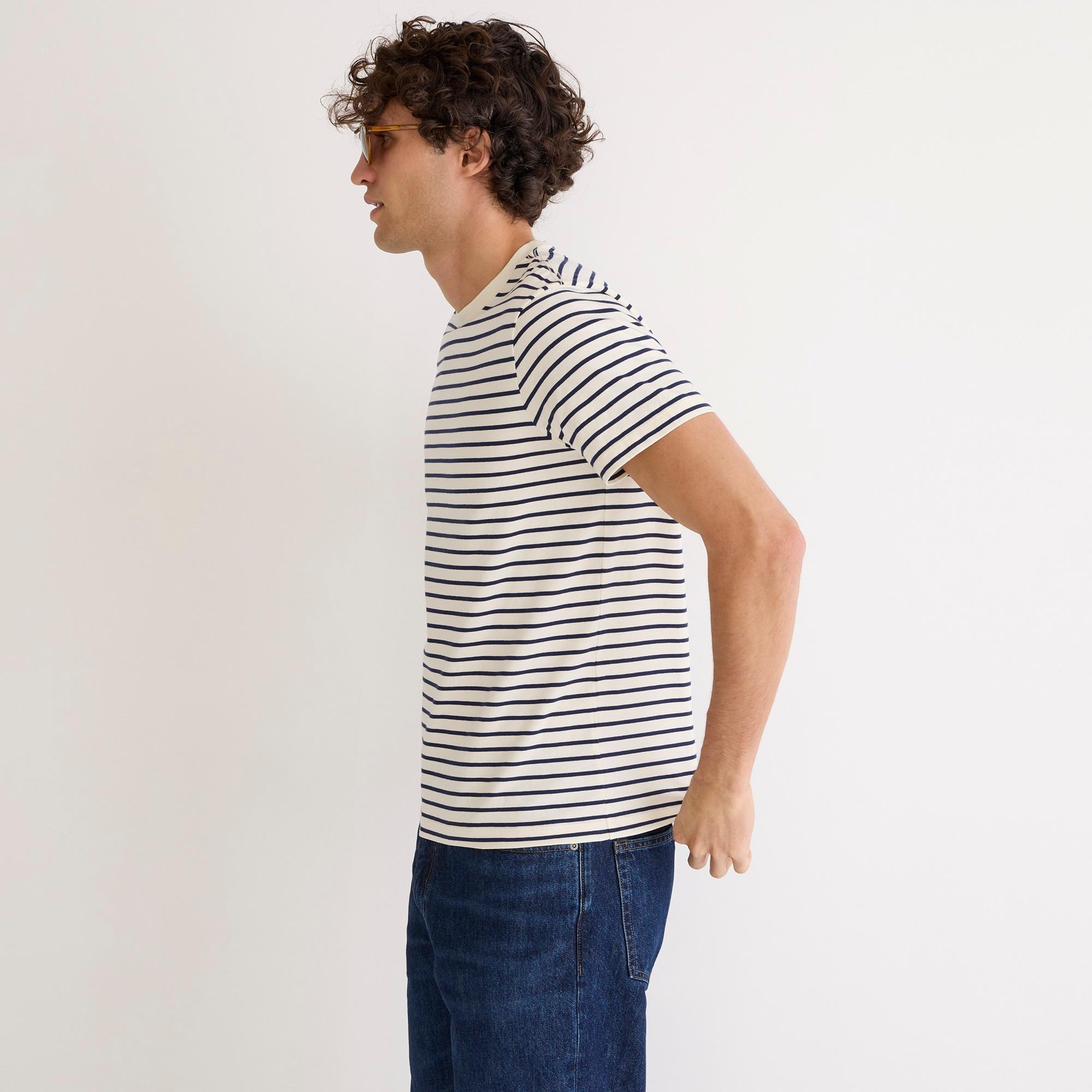 Cotton T-shirt in stripe Product Image