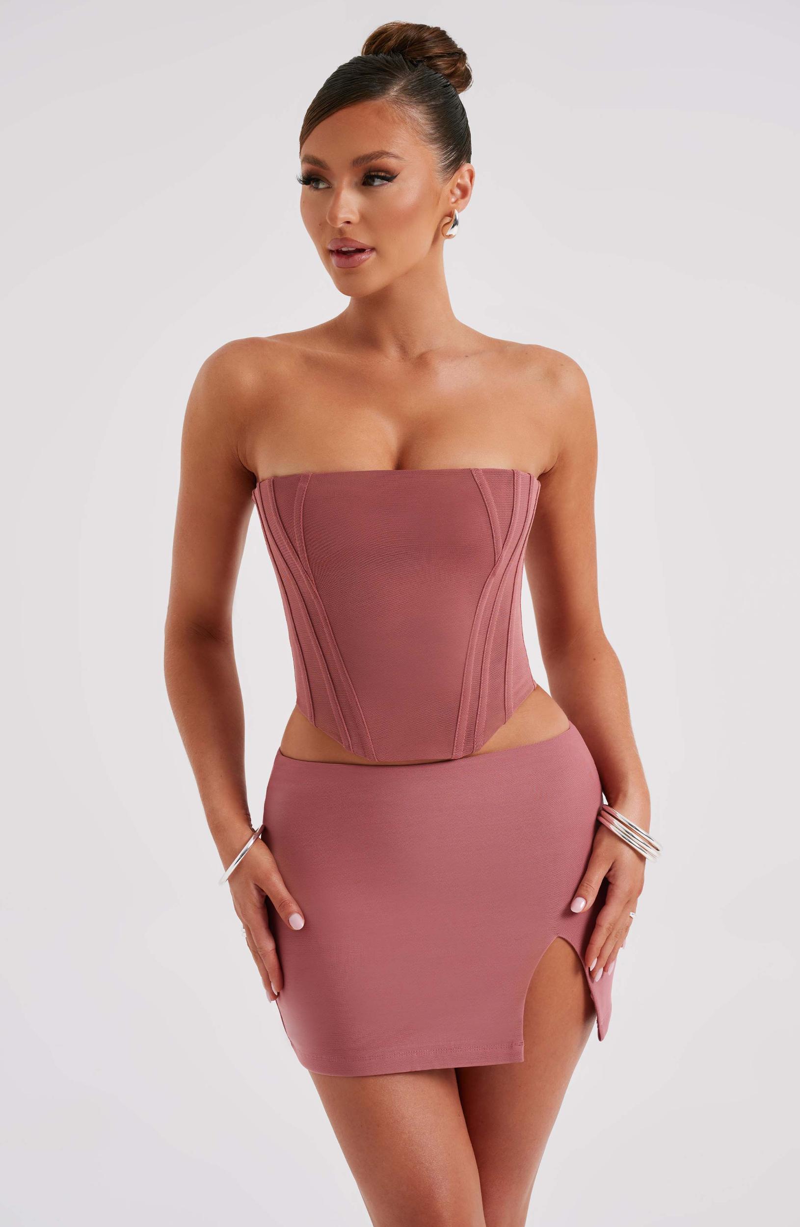 Cami Corset - Rose Pink Product Image