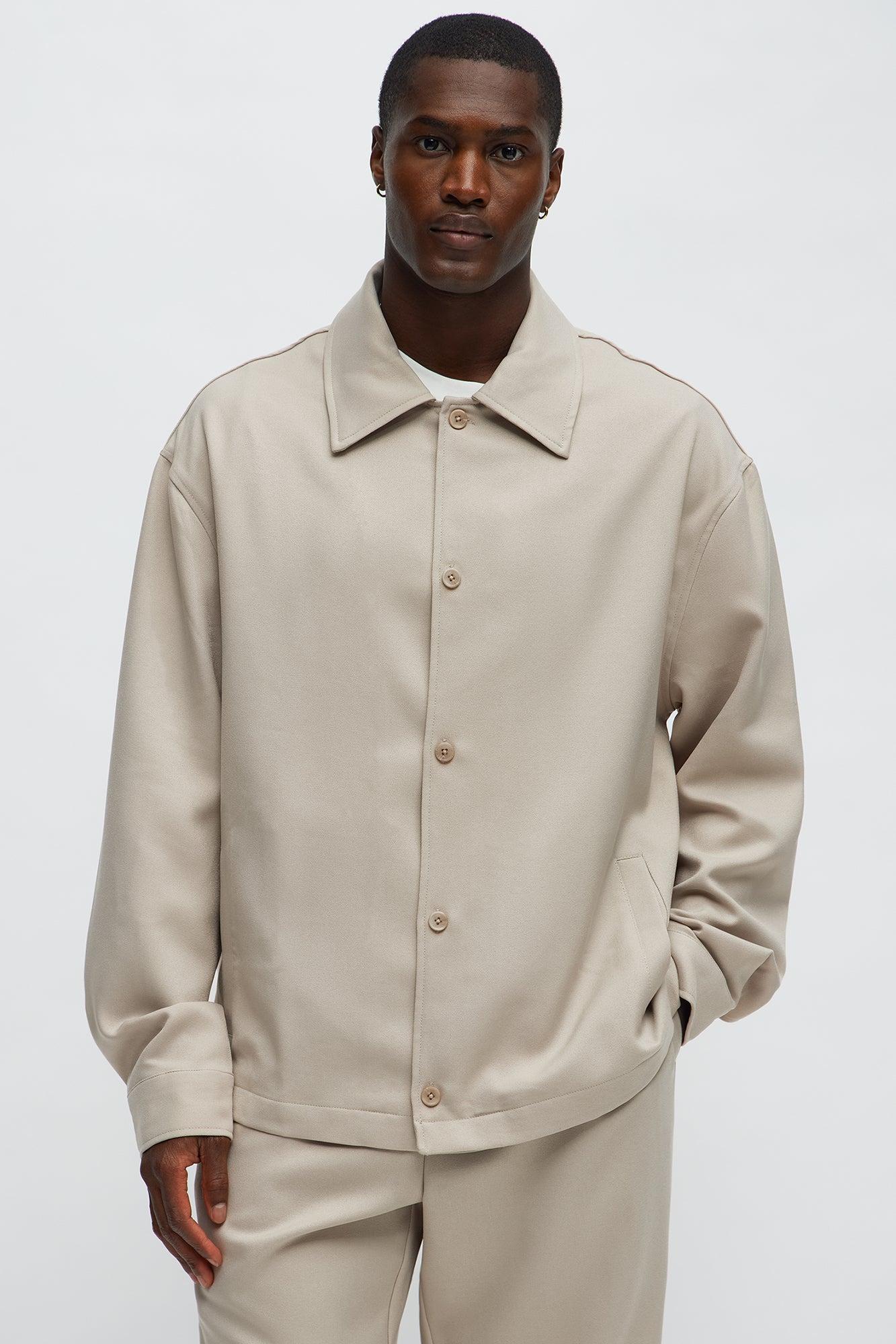 Relaxed Mara Overshirt - Tan Product Image