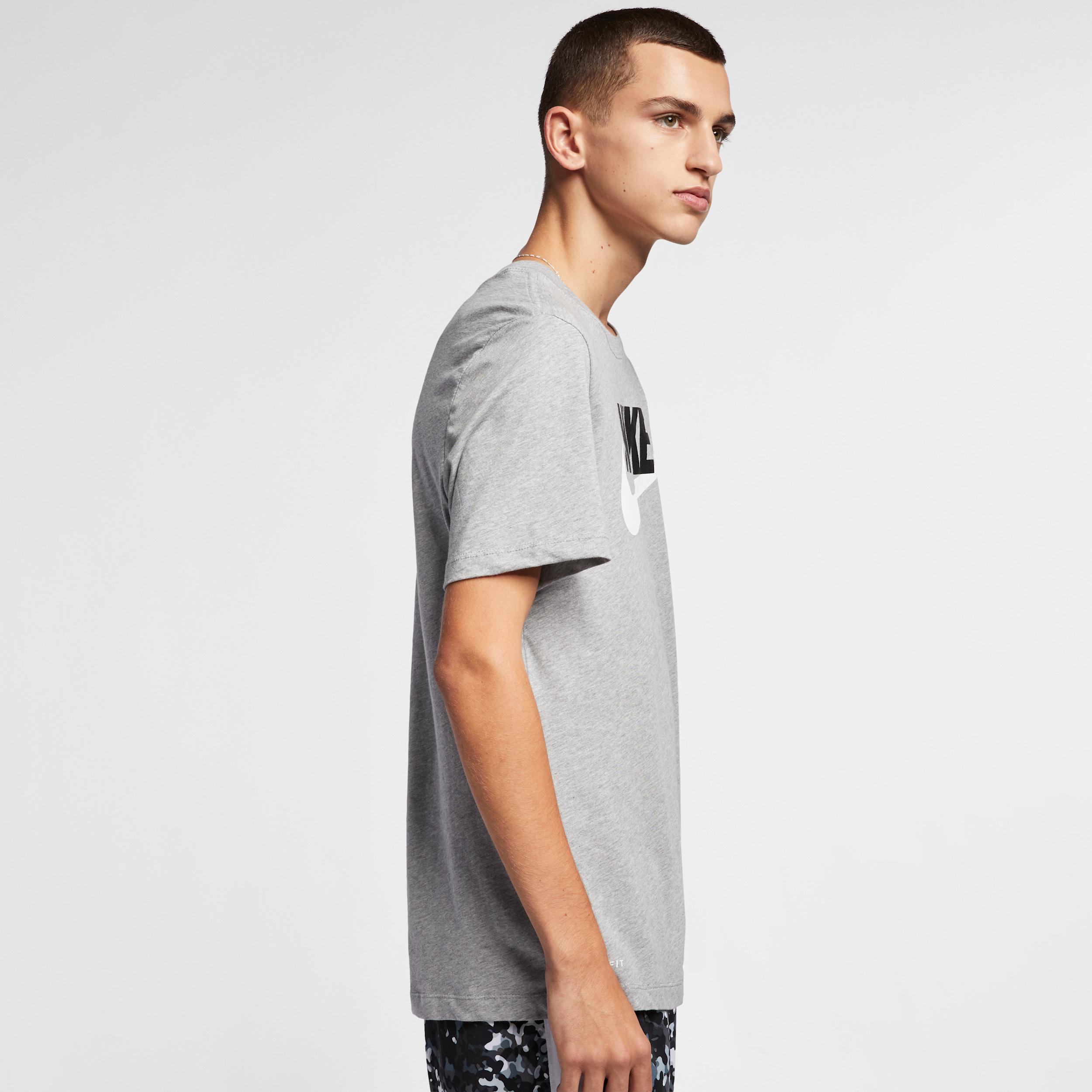 Men's Nike Icon Futura Tee, Size: Large, Dark Gray Grey Product Image