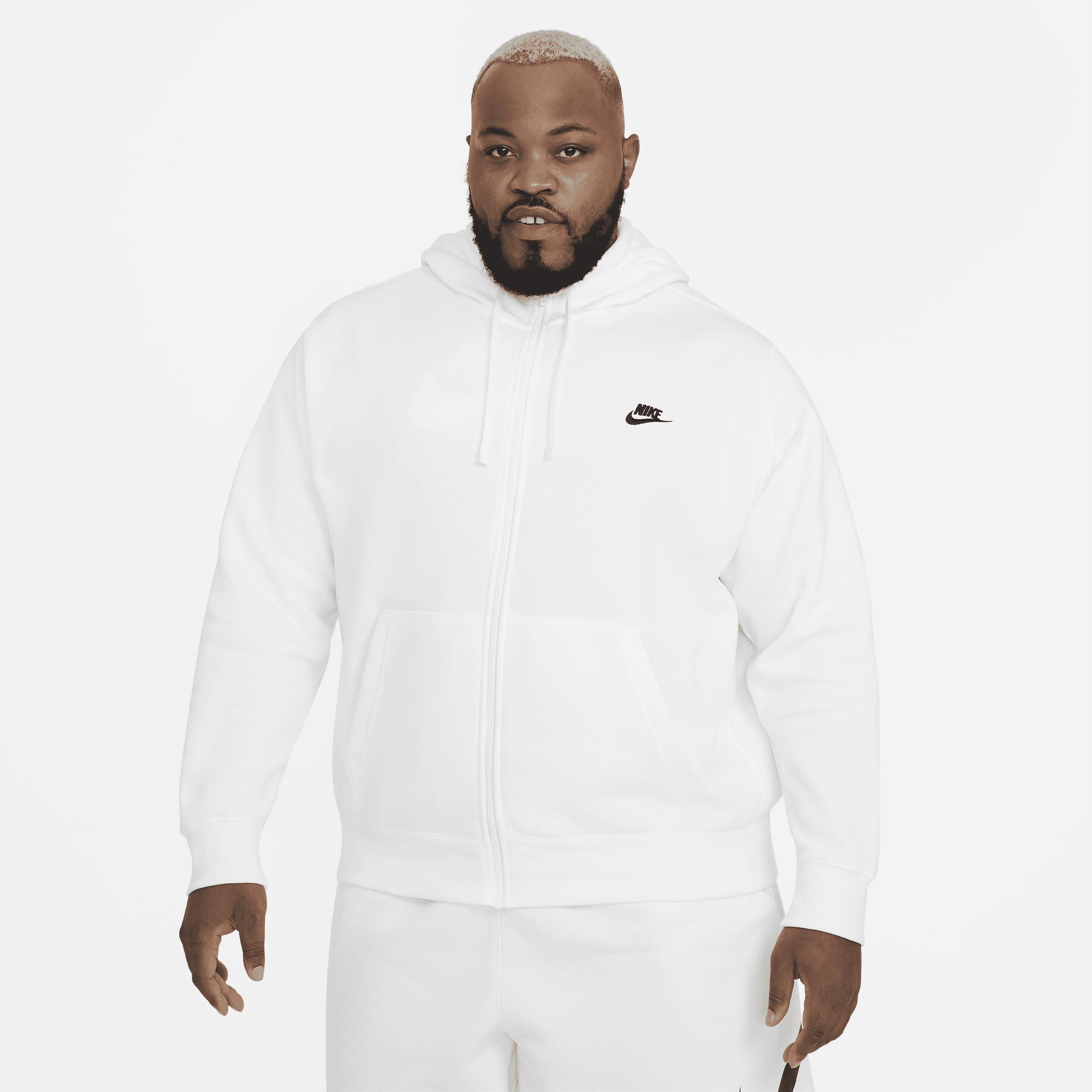 Mens Nike Sportswear Club Fleece Full-Zip Hoodie Grey Heather Product Image