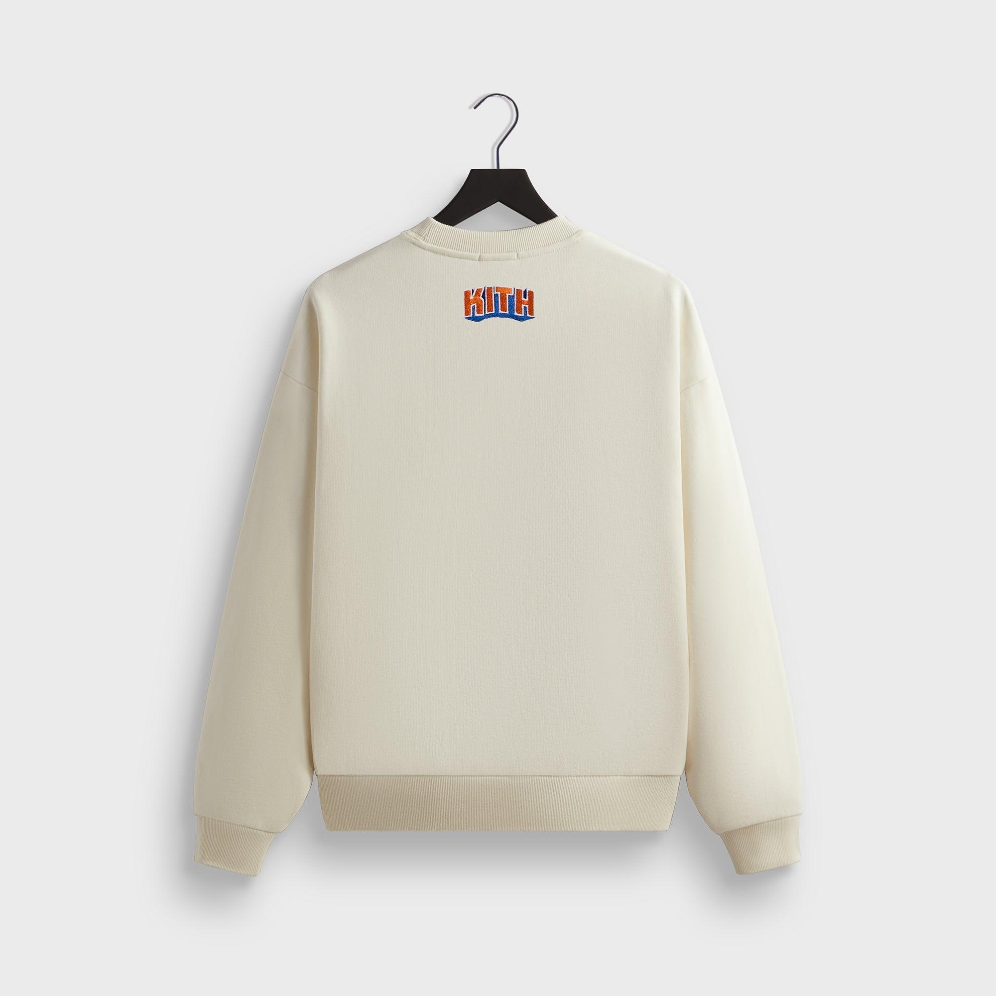 Kith for the New York Knicks Showtime Vintage Nelson Crewneck - Sandrift Male Product Image