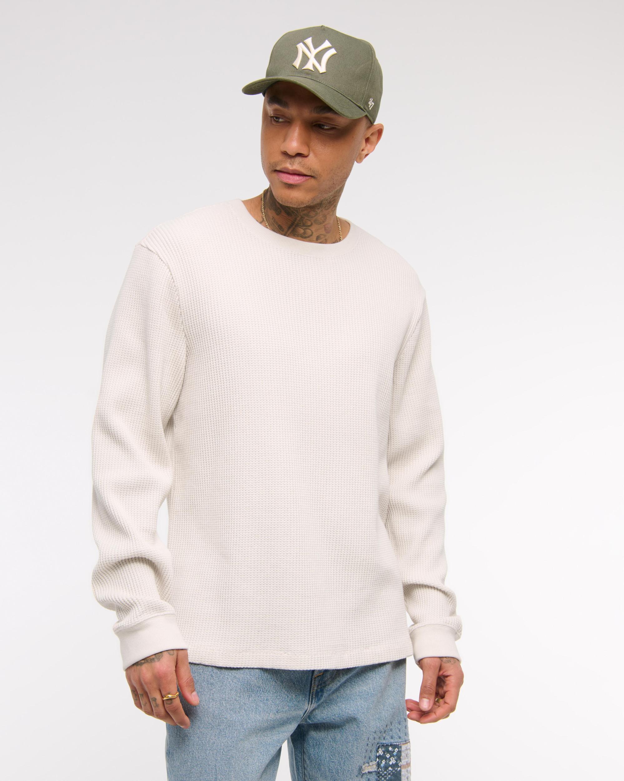 Long-Sleeve Classic Waffle Tee Product Image