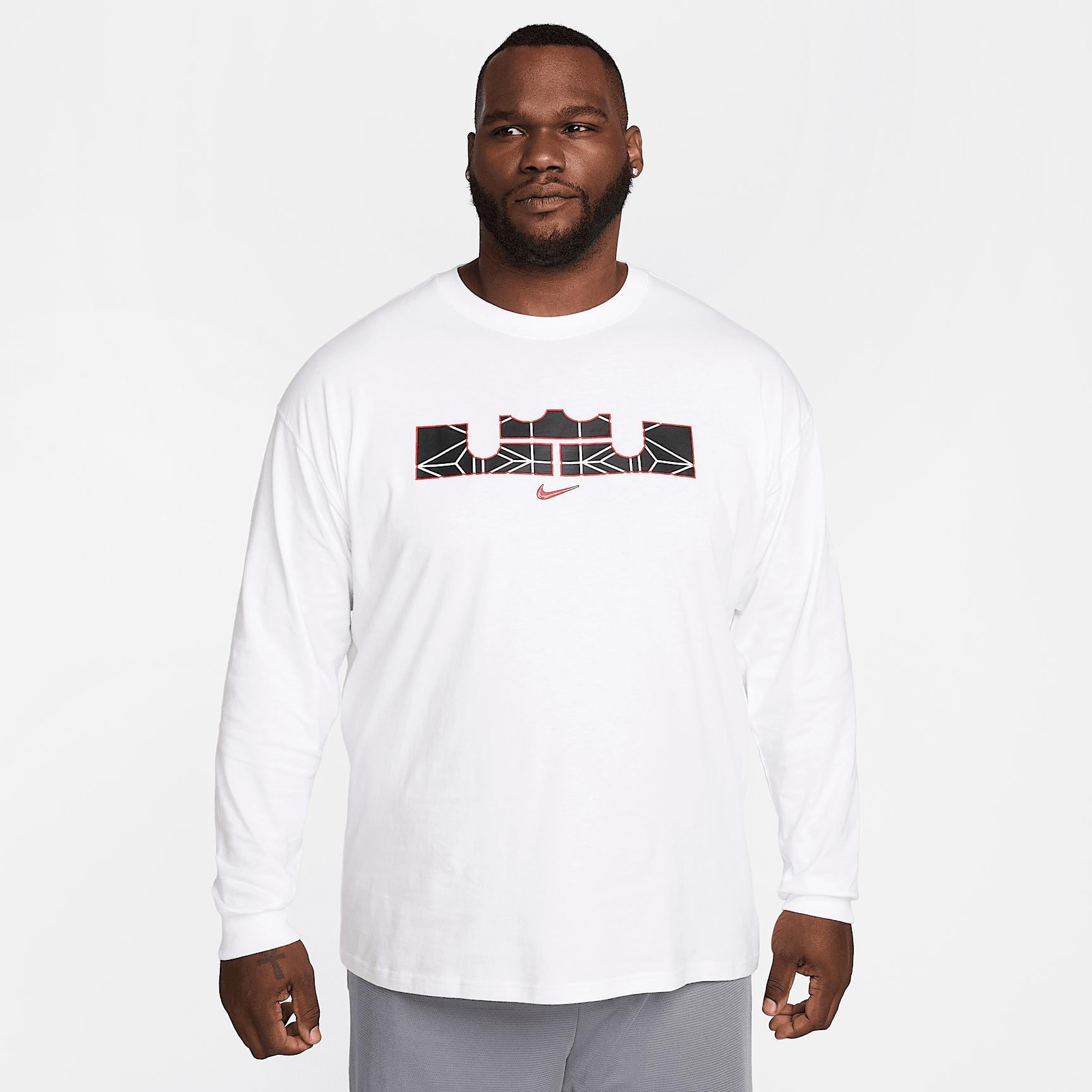 Nike Men's LeBron Max90 Long-Sleeve Basketball T-Shirt Product Image