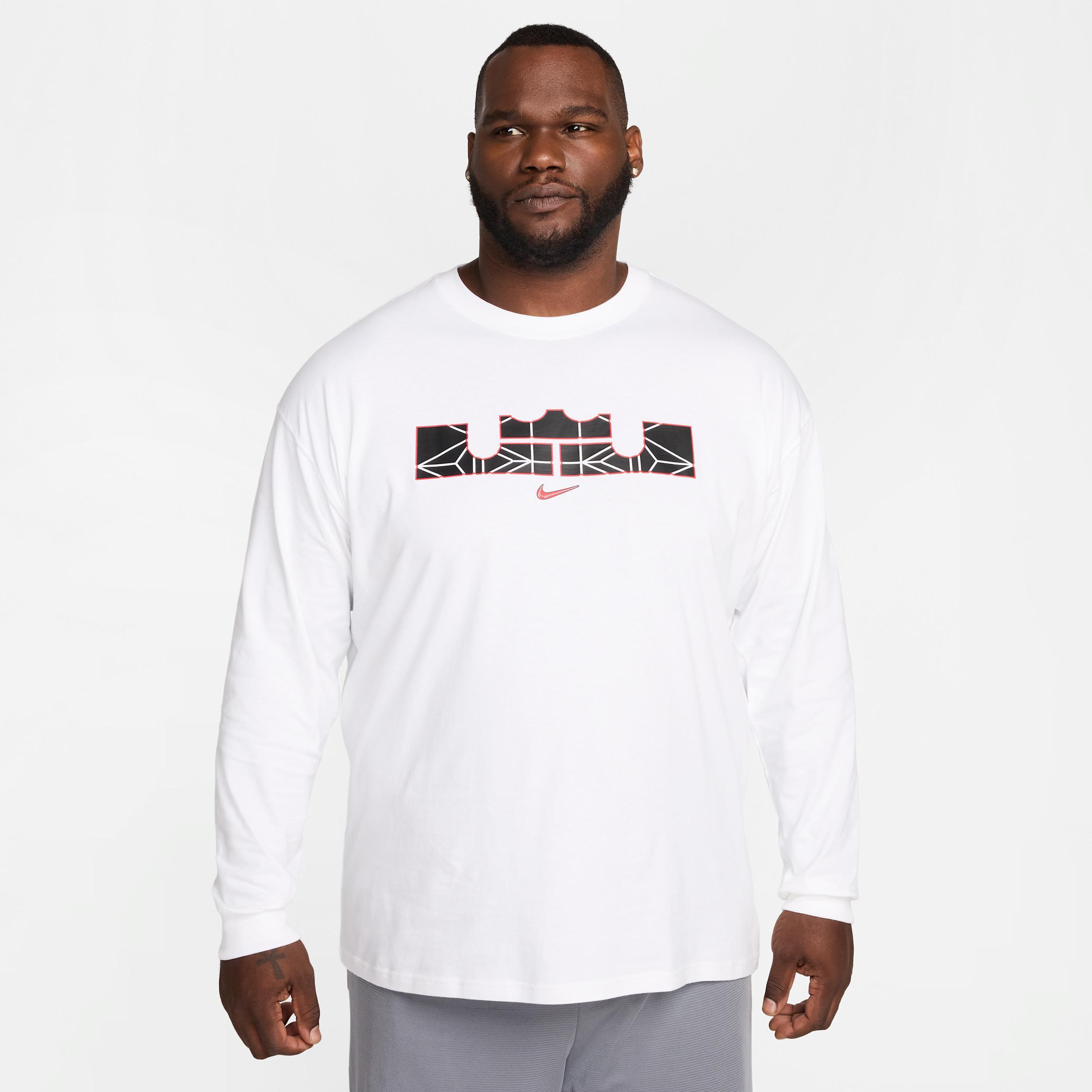 Nike Men's LeBron Max90 Long-Sleeve Basketball T-Shirt Product Image