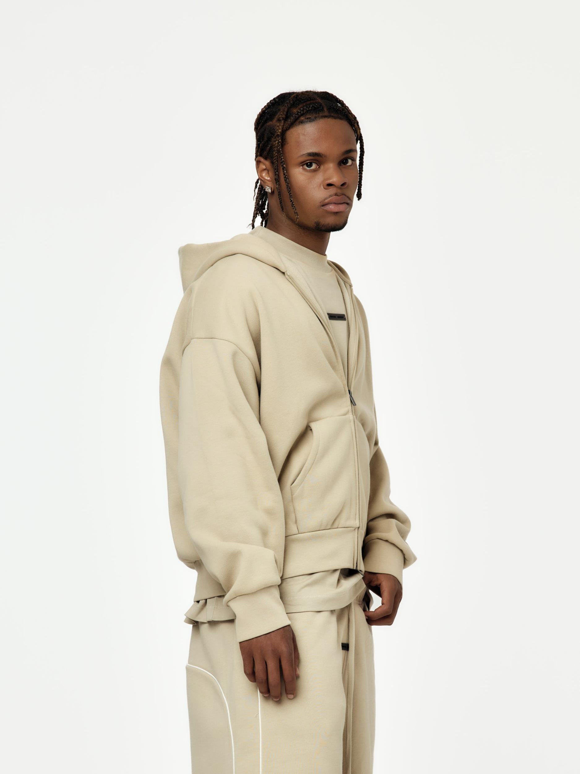 Classic Fit Fleece Zip Up (Timber) Product Image