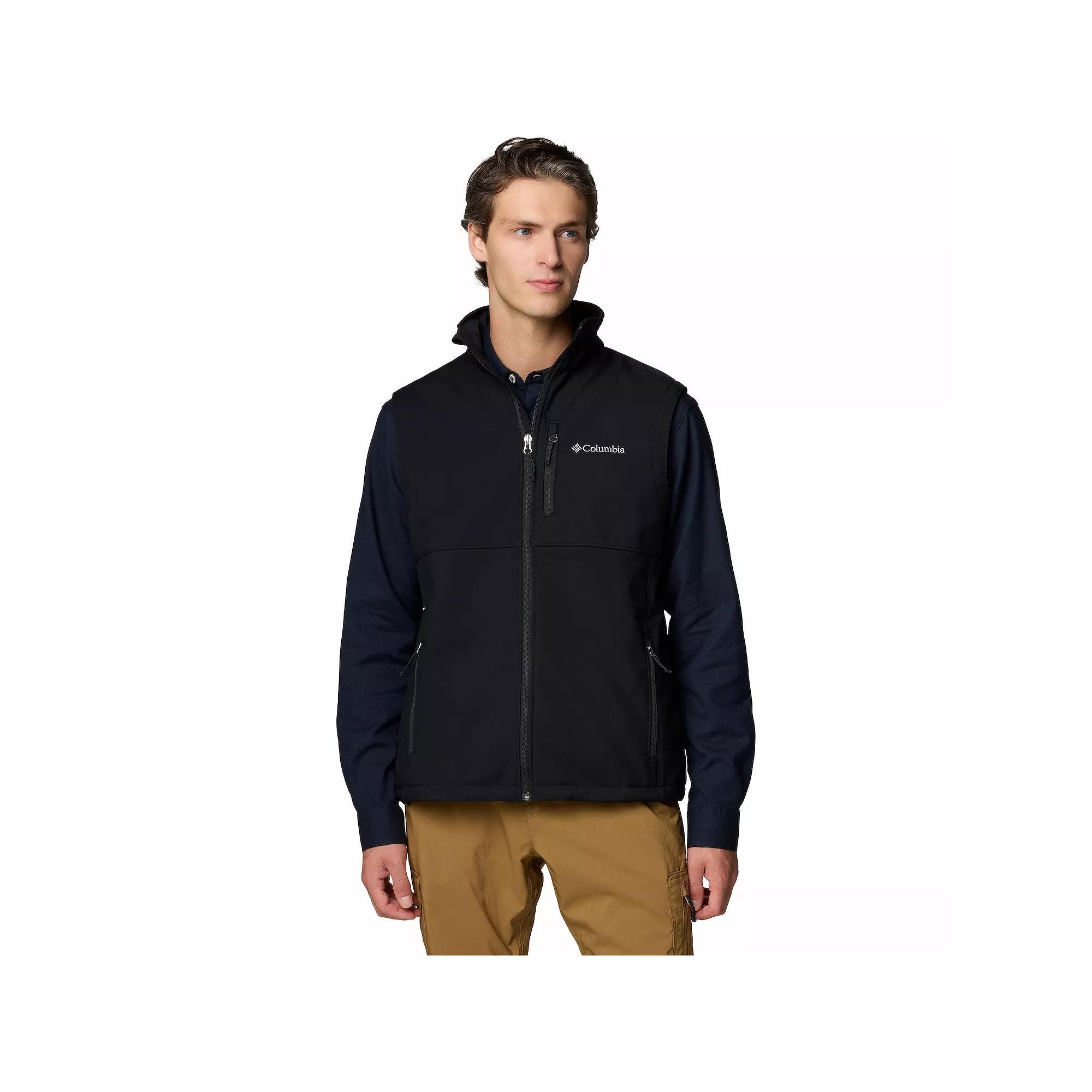 Men's Columbia Ascender™ II Soft Shell Vest, Size: Medium, Black Product Image