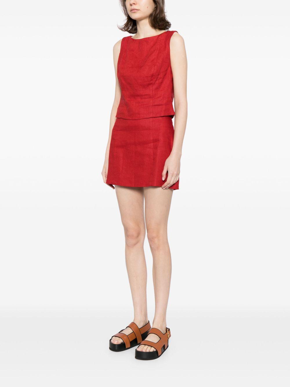 Grace linen skirt suit Product Image