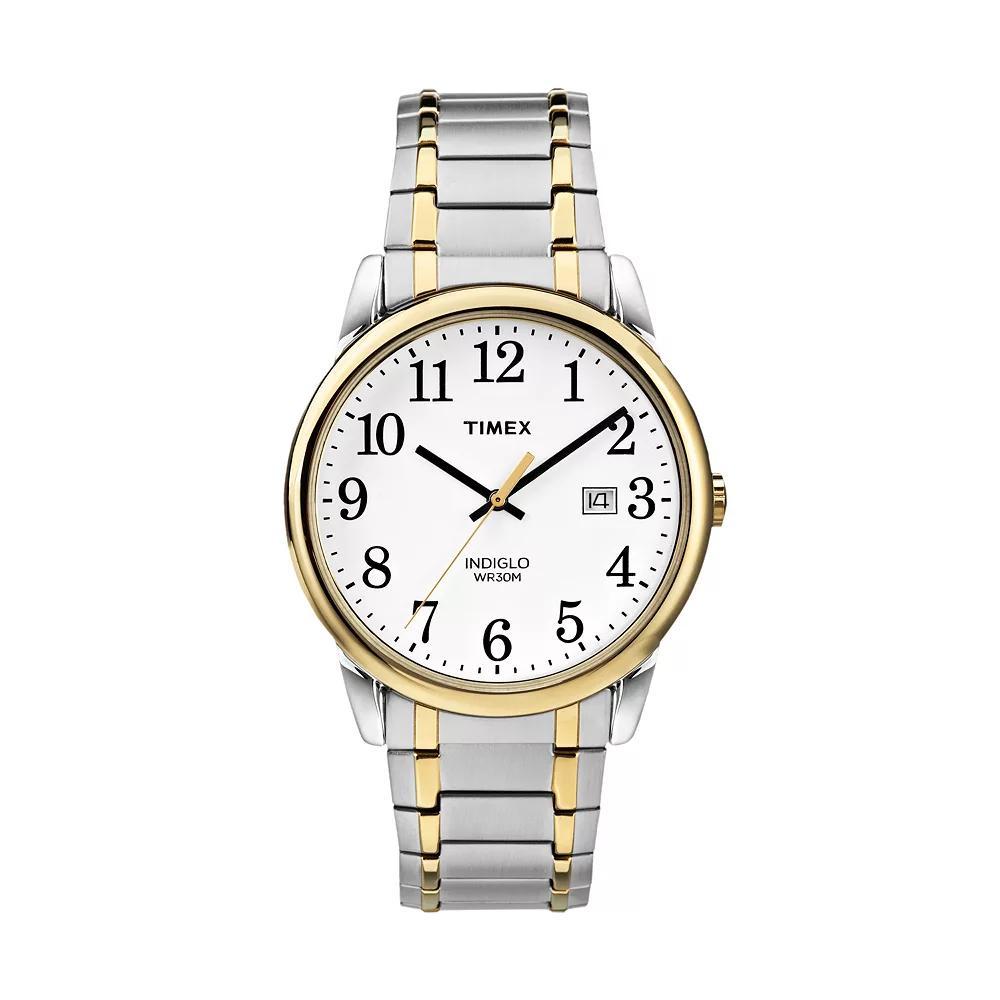 Timex® Men's Easy Reader Expansion Watch, Size: Medium, Two Tone Product Image