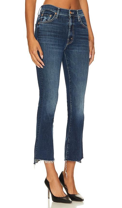 Mother The Insider High Rise Crop Step Fray Bootcut Jeans in Teaming Up Product Image