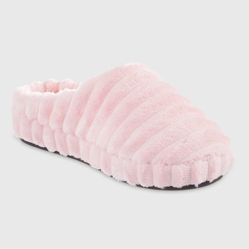 Isotoner Womens Fiona Comfort Slippers - Light Pink XL Product Image