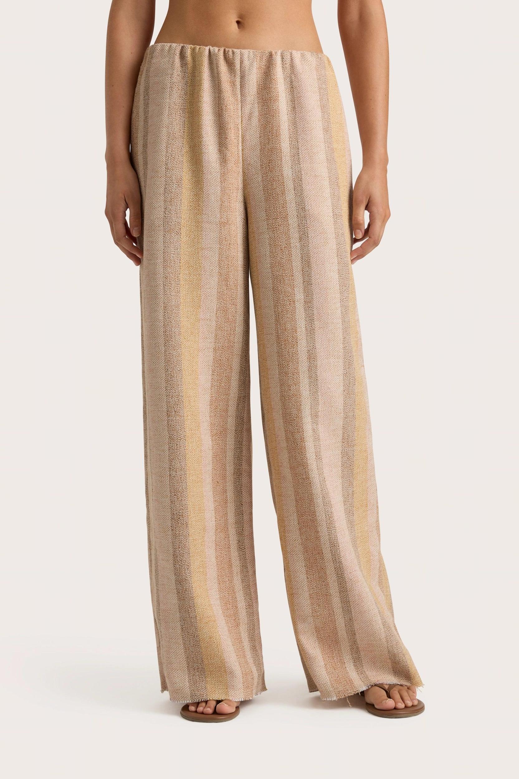 Sao Paulo Pant Terracotta Stripe - Final Sale Product Image