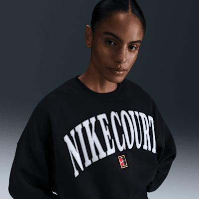 Nike Women's Court Phoenix Fleece Over-Oversized Crew-Neck Tennis Sweatshirt Product Image