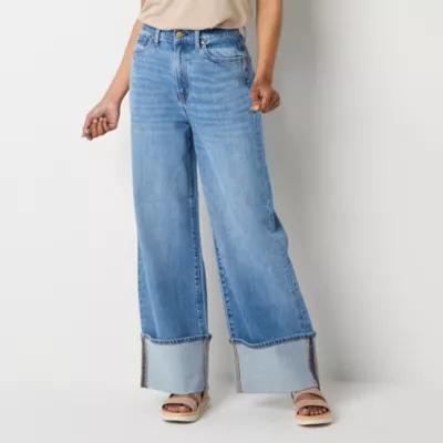 a.n.a Womens Highest Rise Wide Leg Jean Product Image
