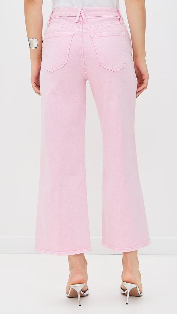 Good American Good Waist Cropped Palazzo Jeans | Shopbop Product Image
