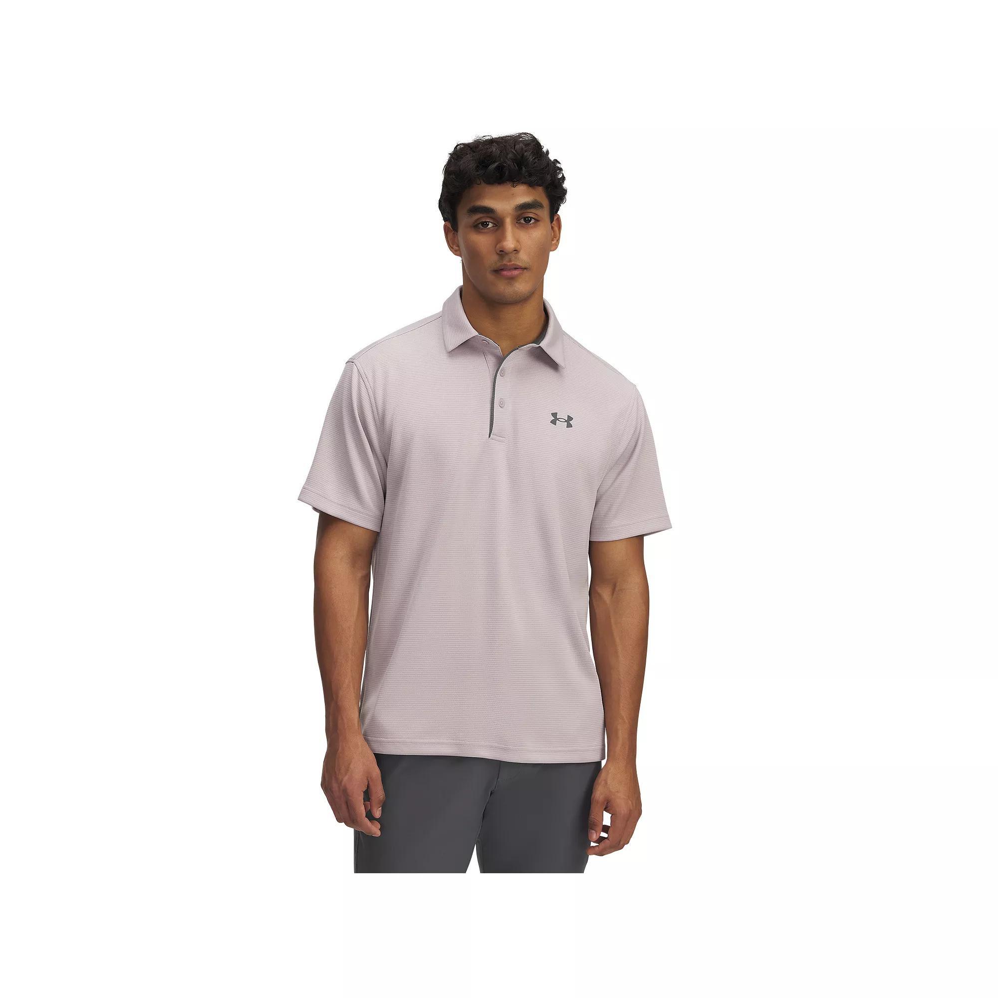 Men's Under Armour Tech Polo, Size: Small, Gray Dawn Product Image