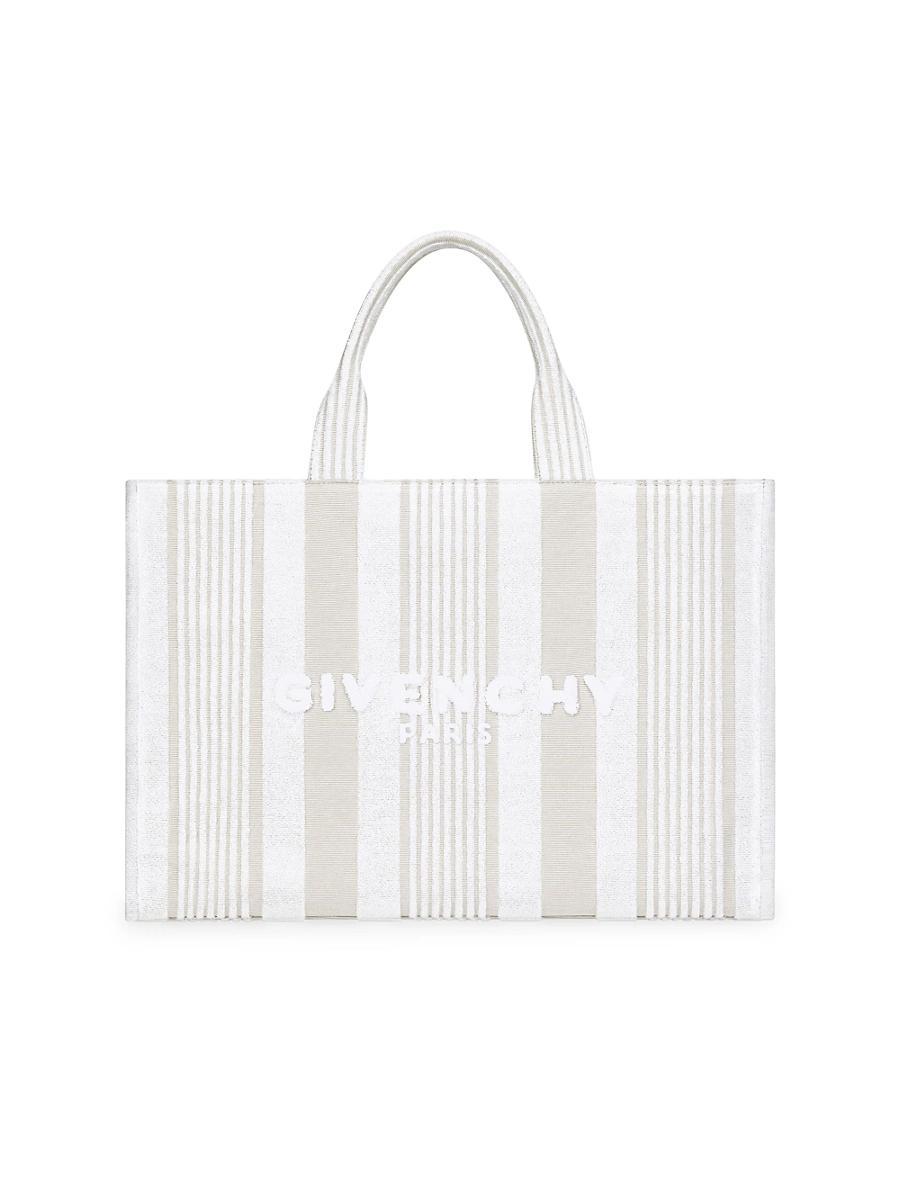 Mens Tote Bag in Cotton Towelling with Stripes Product Image