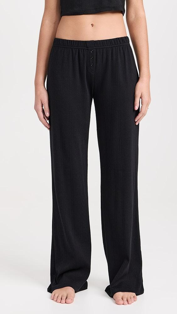 COUCOU The Pointelle Pants | Shopbop Product Image