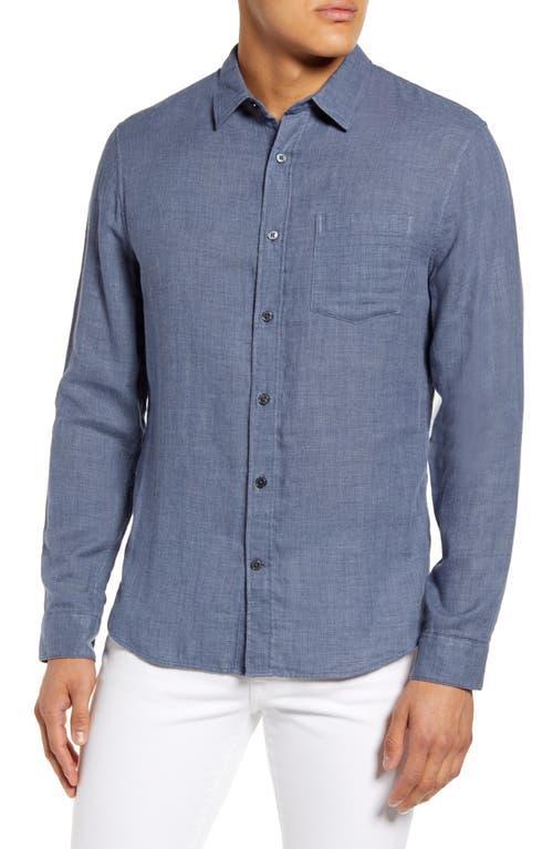 Vince Double Face Long Sleeve (Heather ) Men's Clothing Product Image