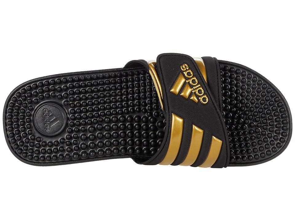 adidas Adilette Stripe Comfort Men's Slide Sandals, Size: 15, Black Black Black Product Image