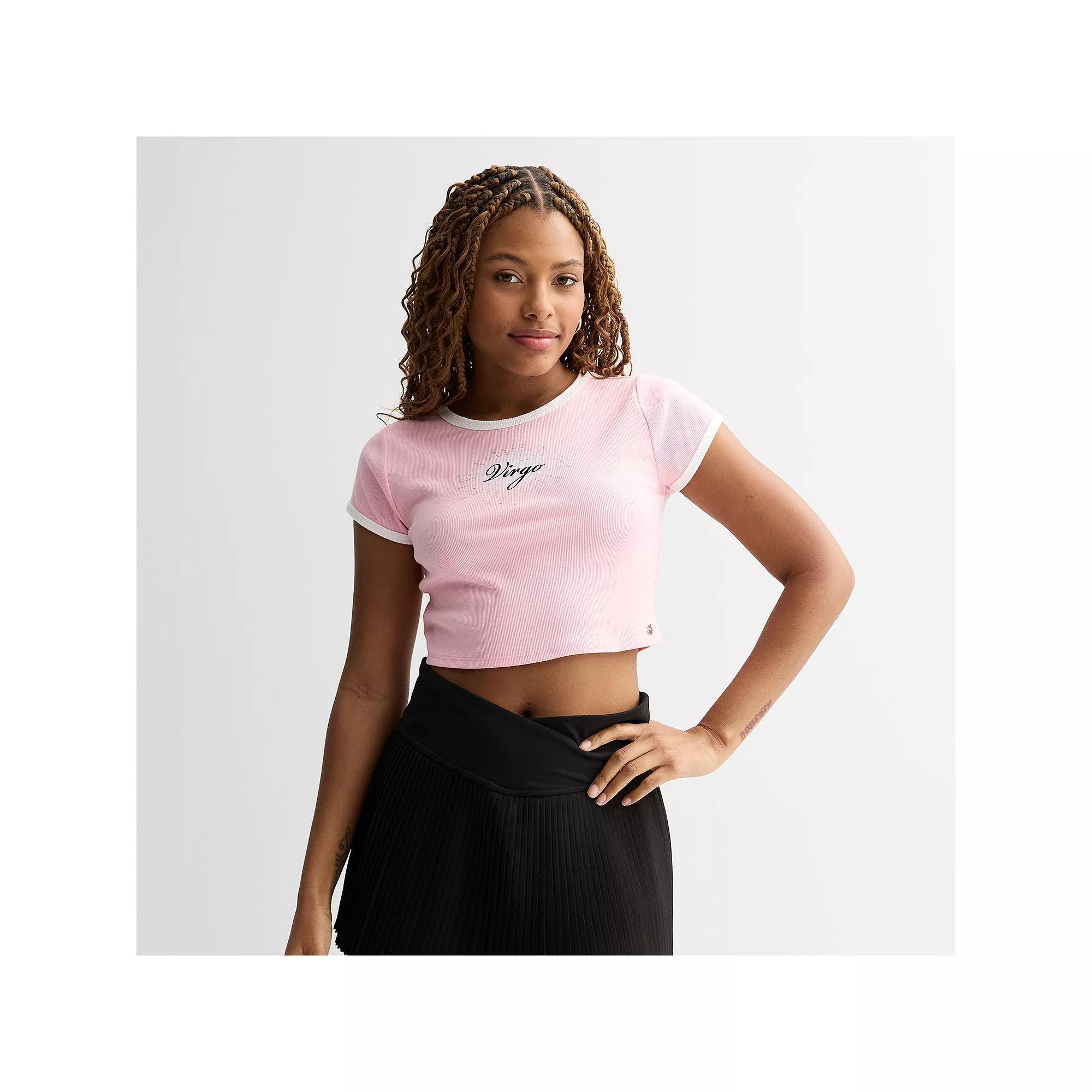 Women's Limited Too Zodiac Sign Baby Tee, Girl's, Size: Medium, Virgo Product Image