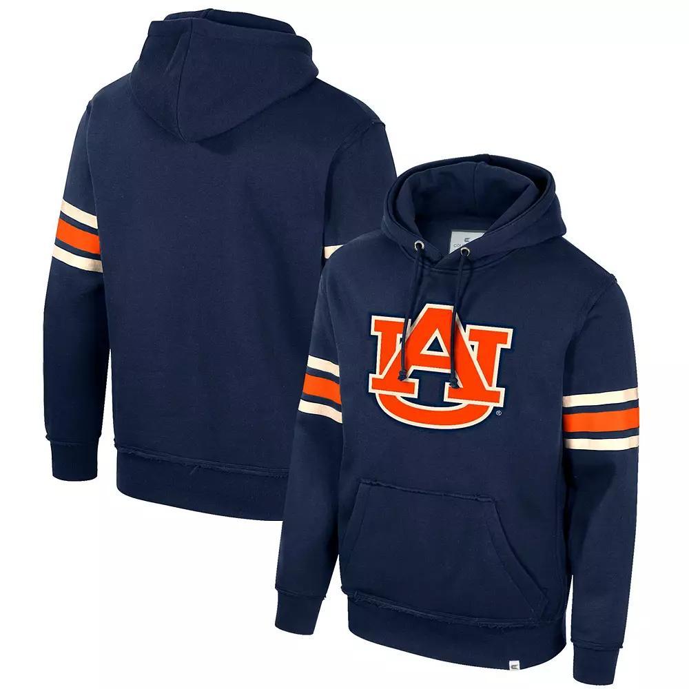Men's Colosseum Navy Auburn Tigers Saluting Pullover Hoodie, Size: XL, Blue Product Image