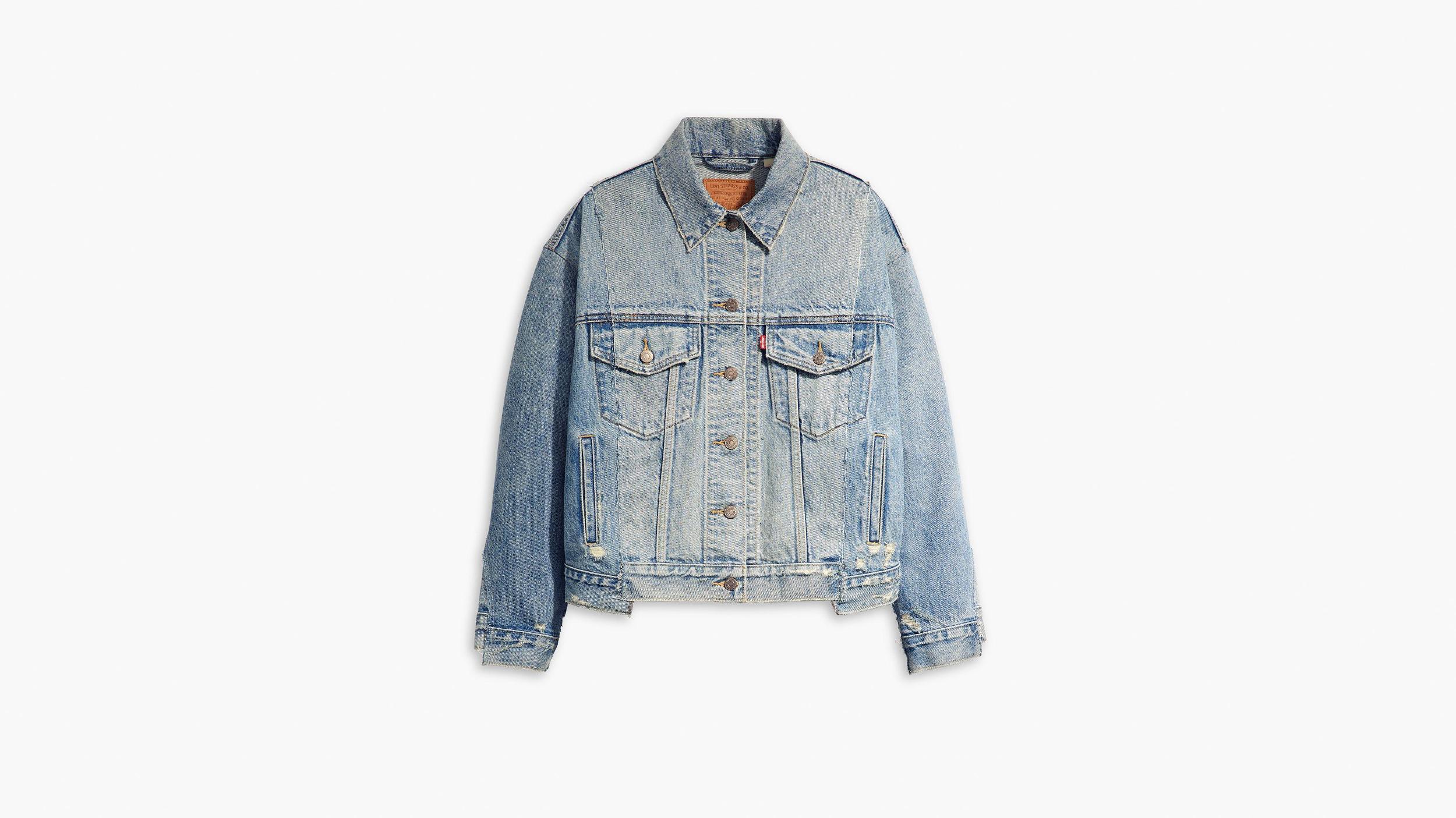 90s Repaired Trucker Jacket Product Image