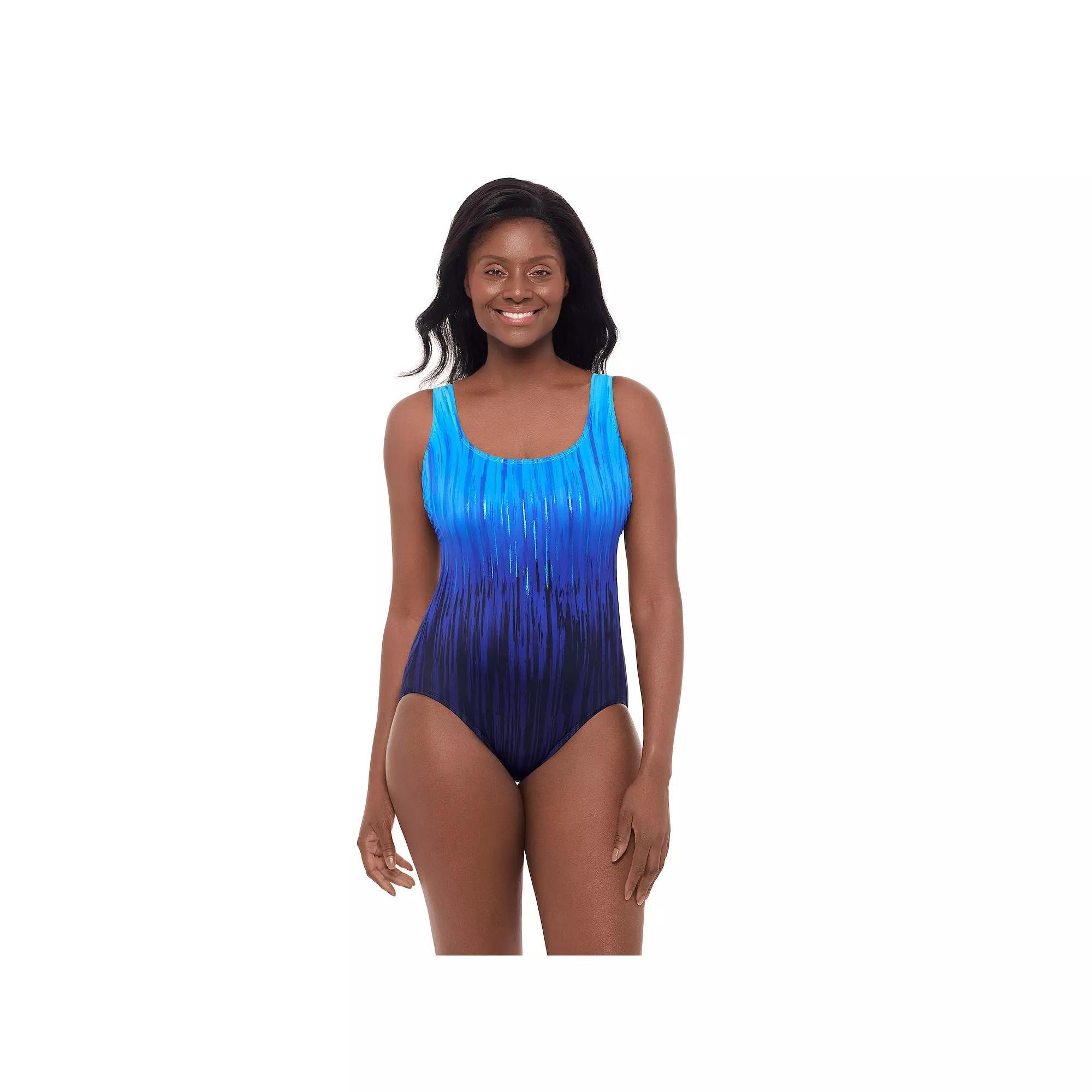 Women's Great Lengths High Energy Triple X Back Tank One Piece Swimsuit, Size: 24 Product Image