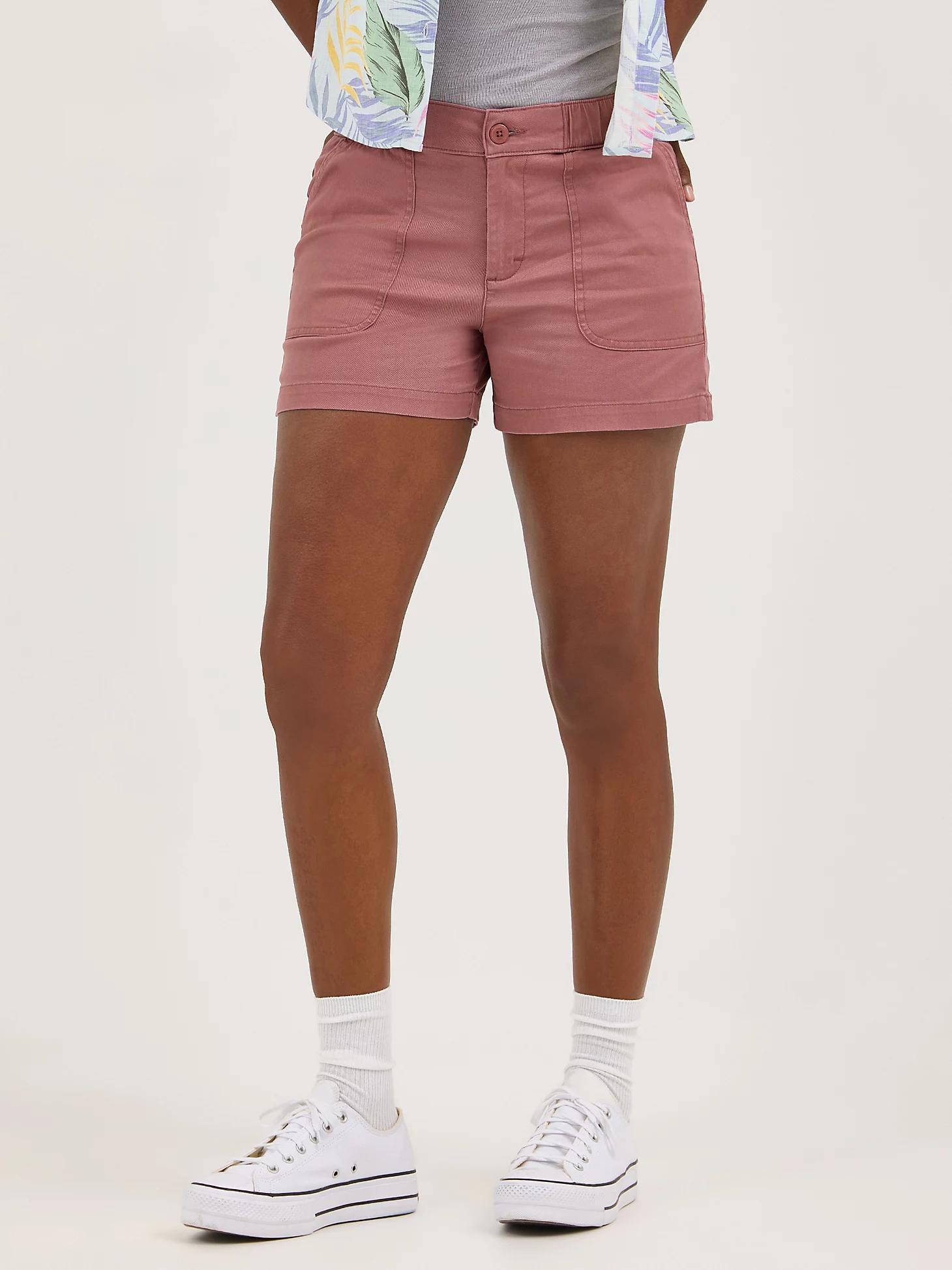 Women's Ultra Lux Comfort High Rise Pull-On Utility Short | Women's Shorts | Lee® Product Image