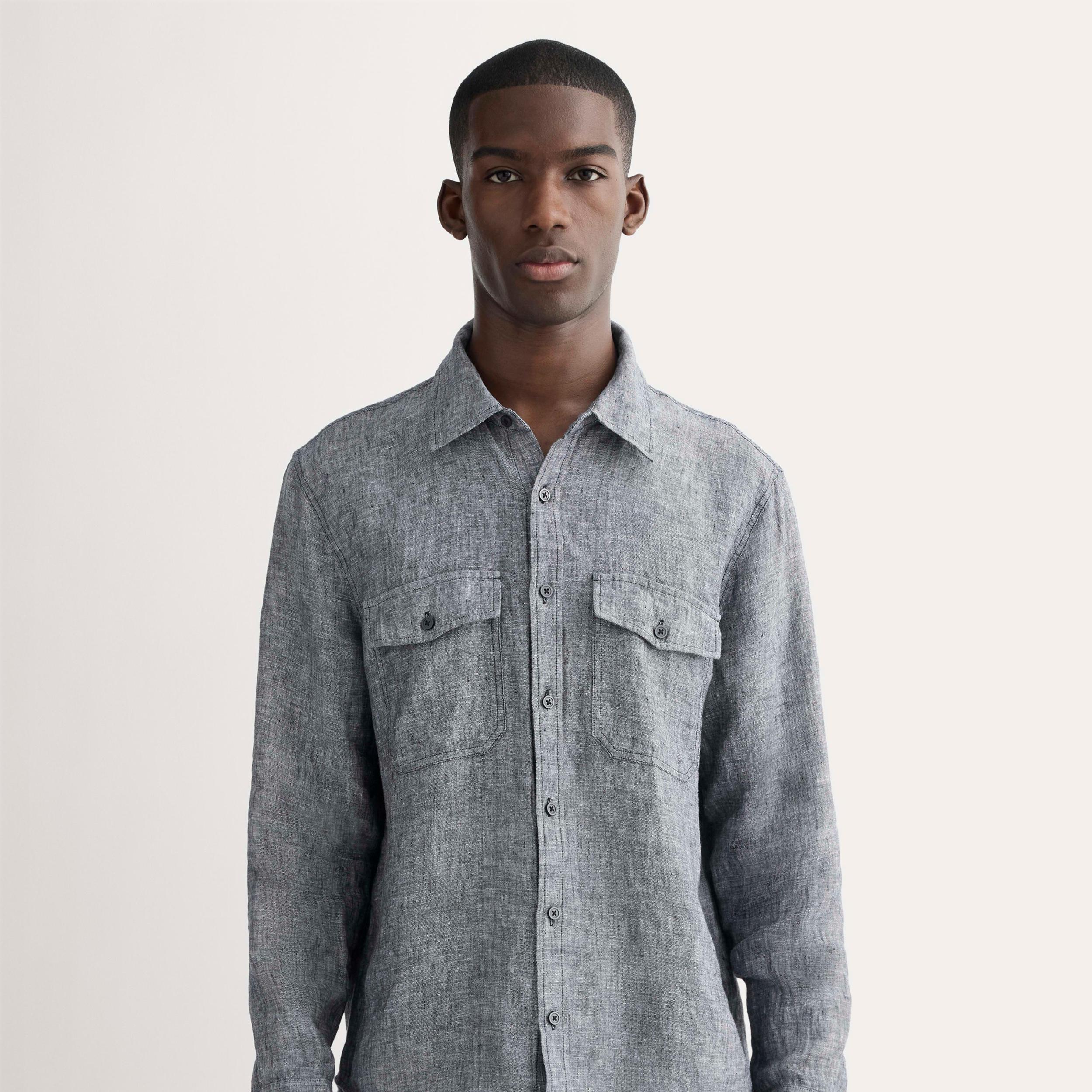 The Linen Utility Shirt Product Image