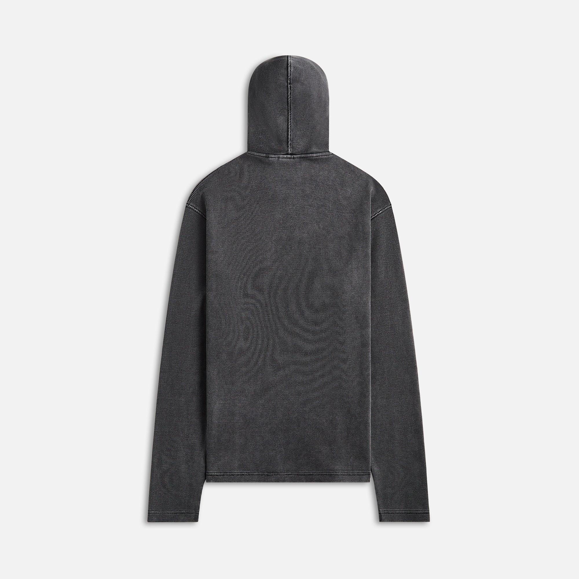 Daily Paper Zawadi Rib Hoodie - Black Male Product Image