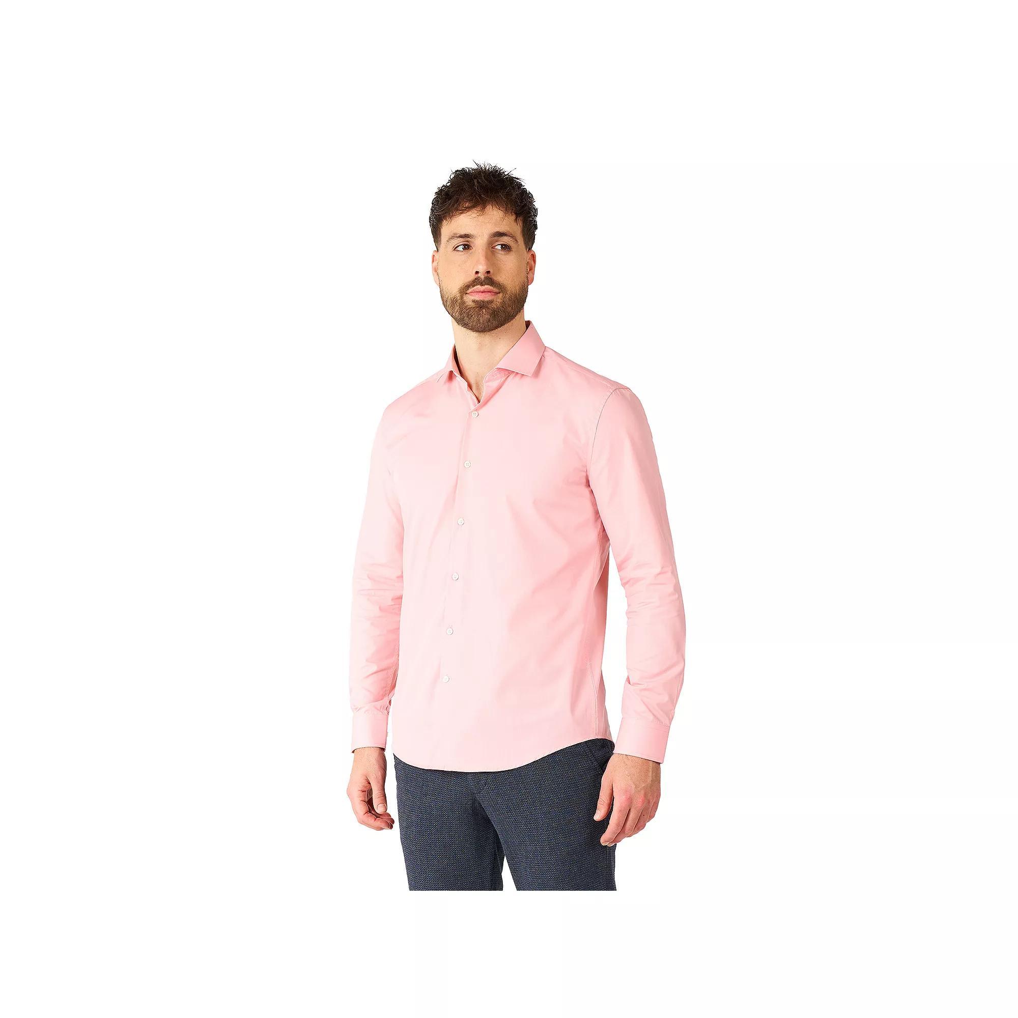 Men's OppoSuits Modern-Fit Dress Shirt, Size: 3XL, Lush Blush Product Image