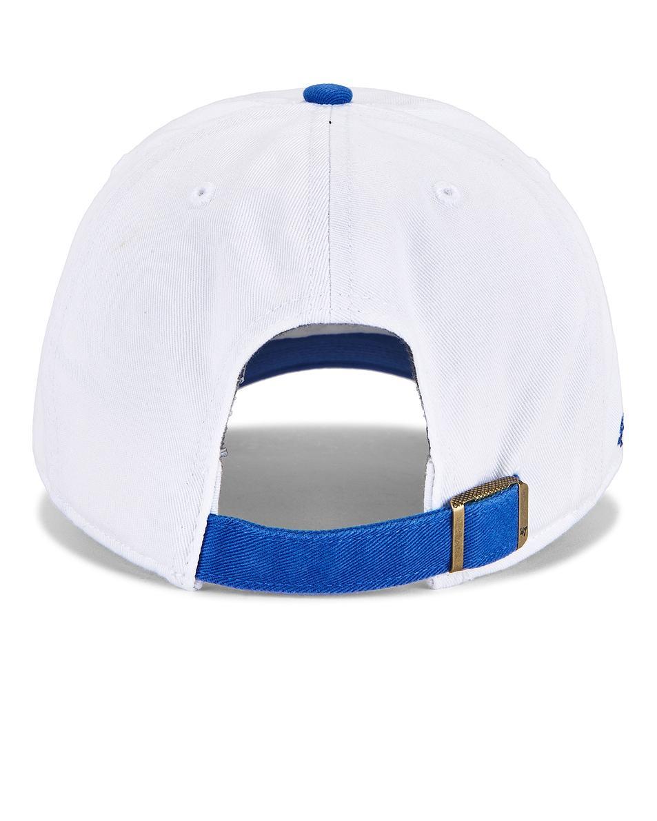 LA Hat in White & Team Blue Product Image