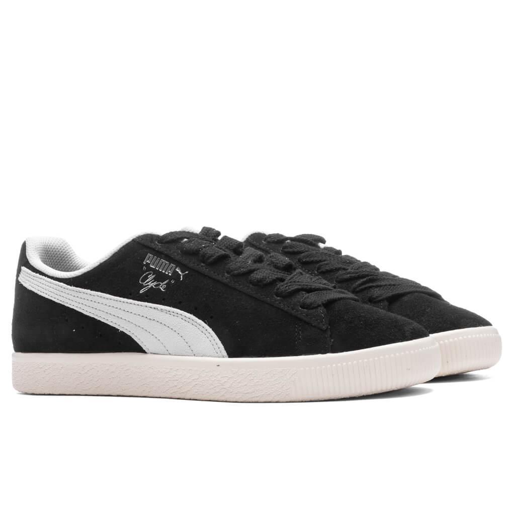 Clyde Hairy Suede - Black/Frosted Ivory Male Product Image