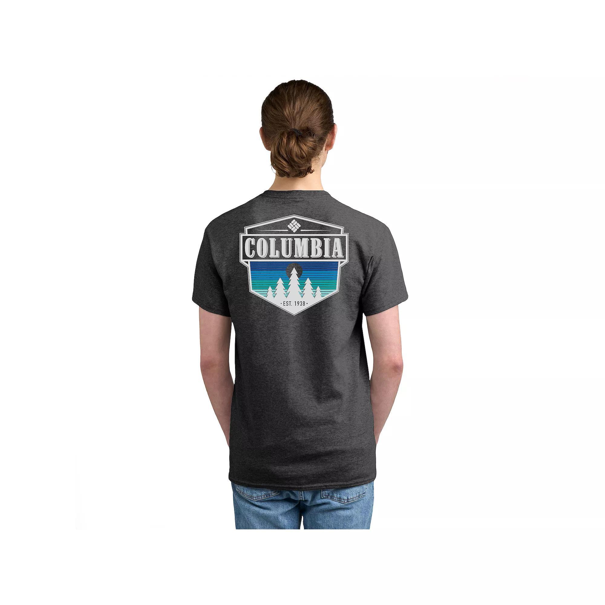 Mens Columbia Short Sleeve Graphic Tee Product Image