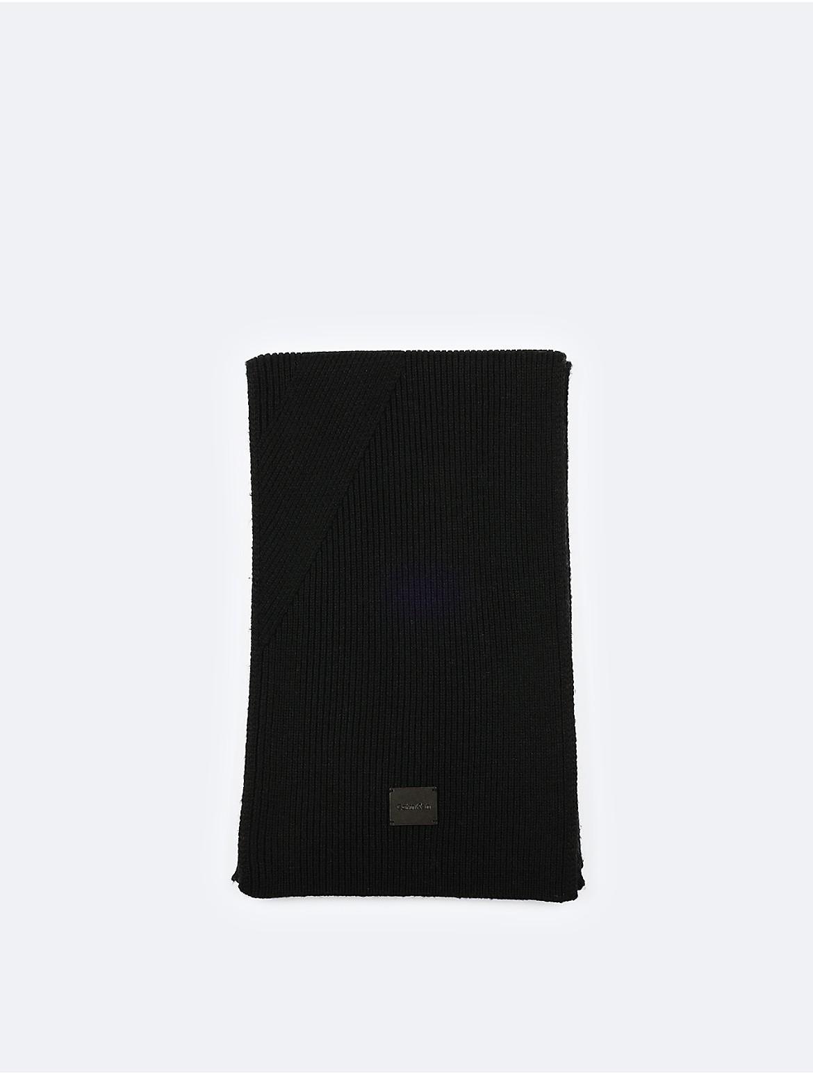 Calvin Klein Women's Solid Ribbed Scarf - Neutral Product Image