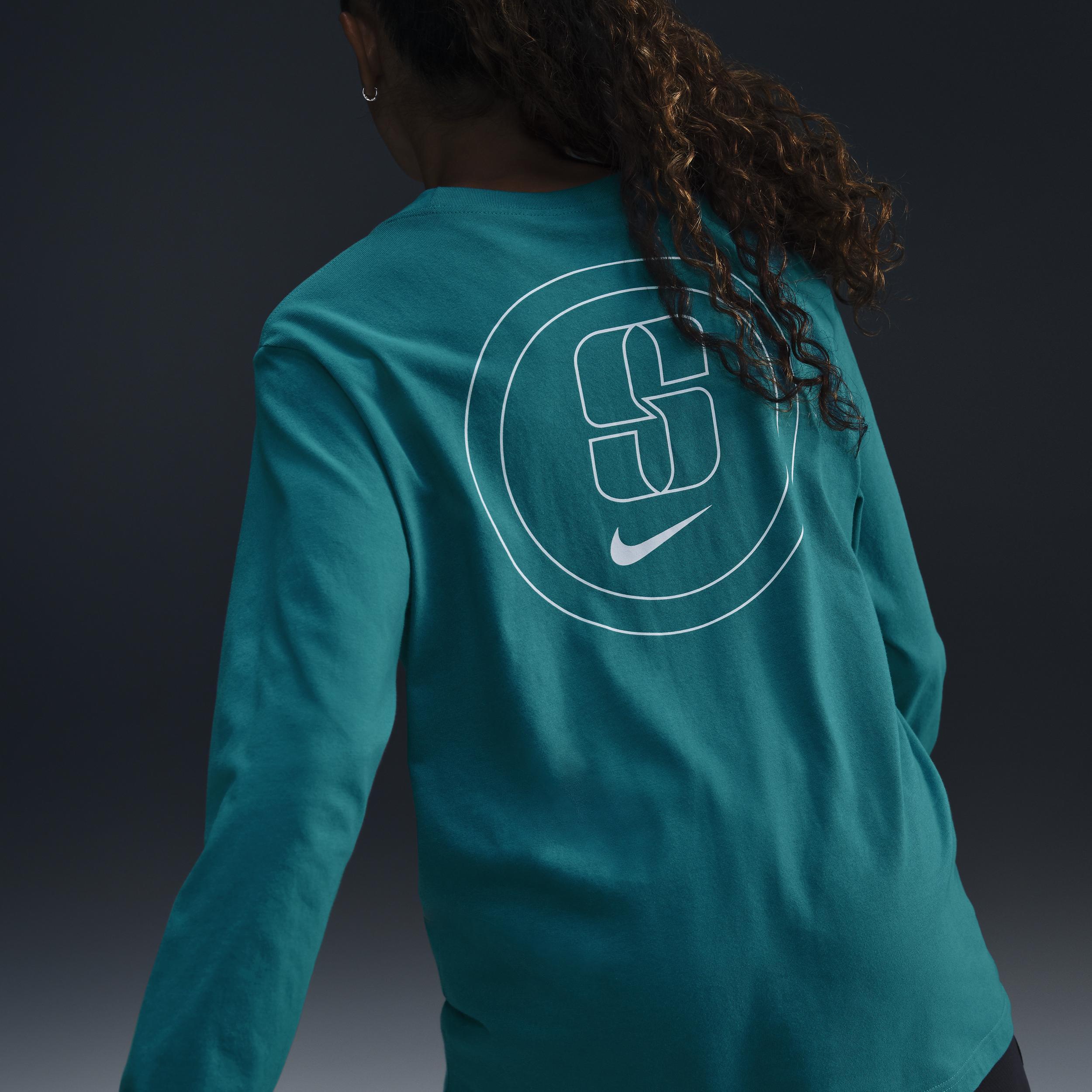 Nike Womens Sabrina Long-Sleeve Basketball T-Shirt Product Image