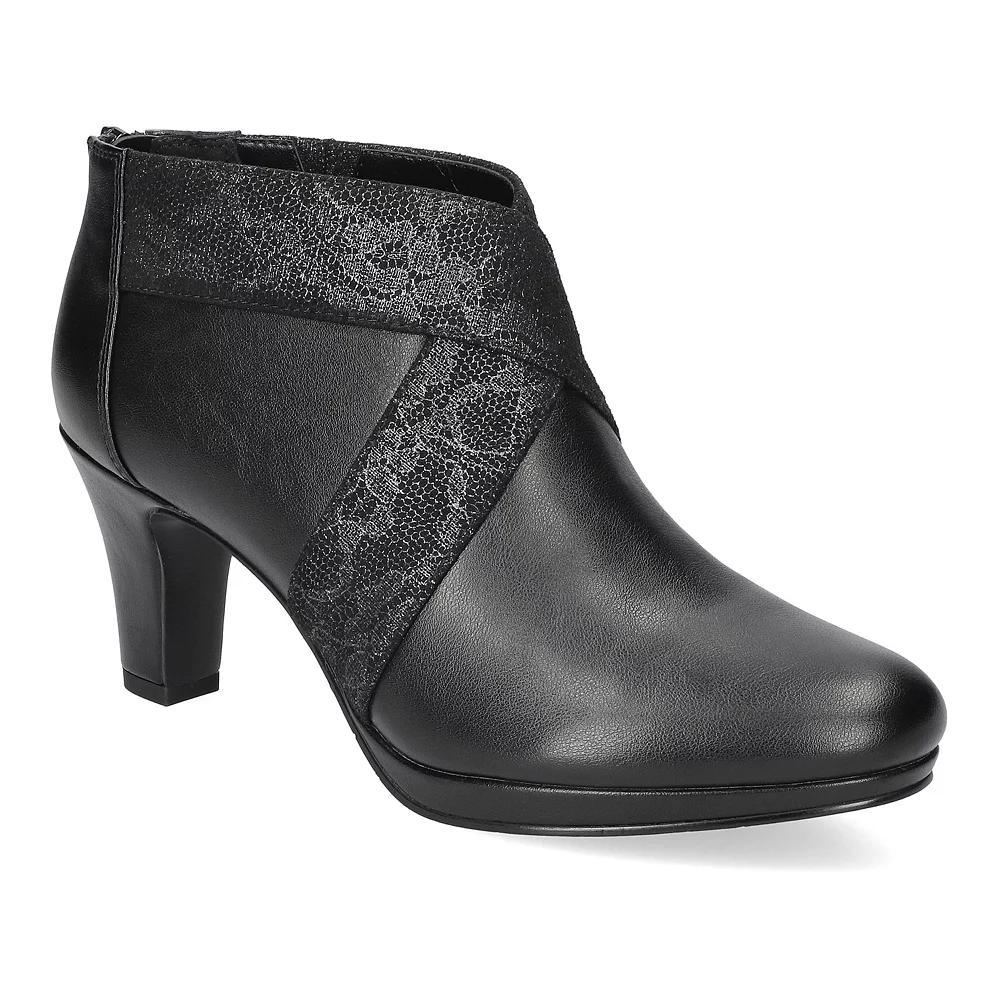 Easy Street Spice Women's Platform Dress Shooties, Size: 10, Black Lace Product Image