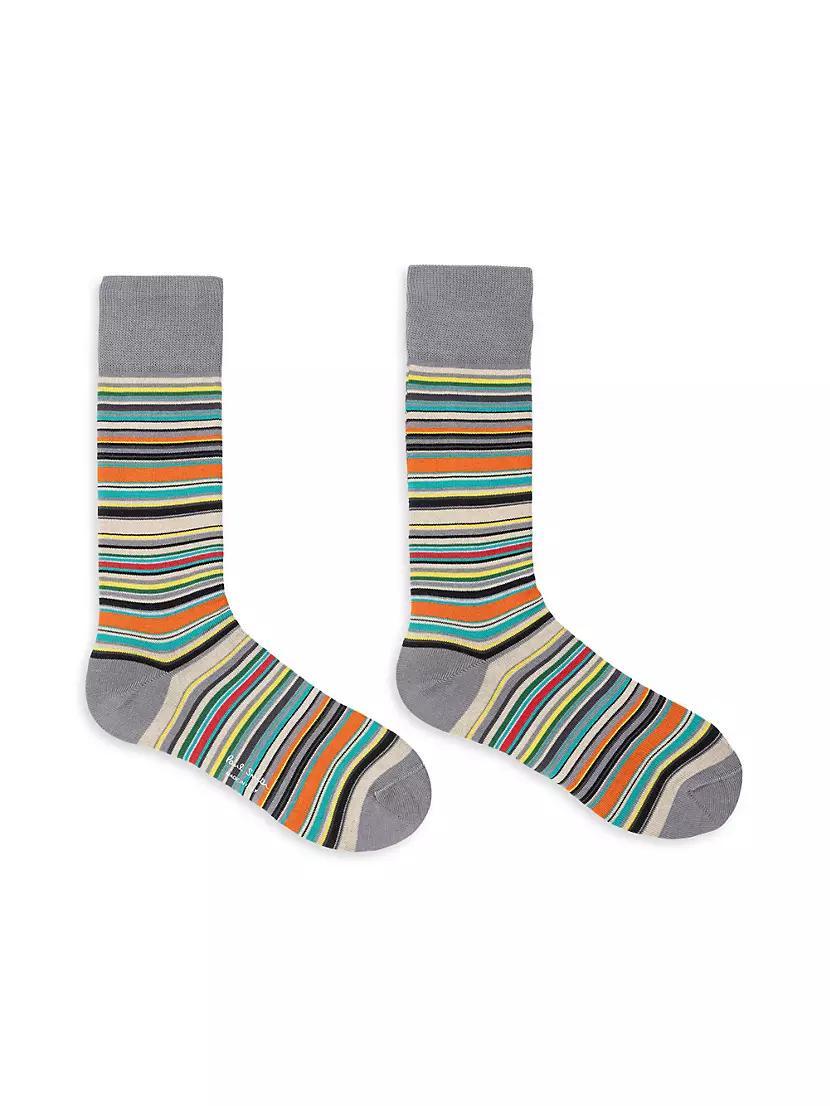 Signature Stripe Crew Socks 6-Pack Product Image