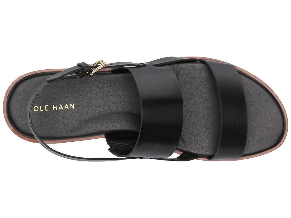 Cole Haan Womens Flynn Flat Sandal - Black Size 7.5 Product Image