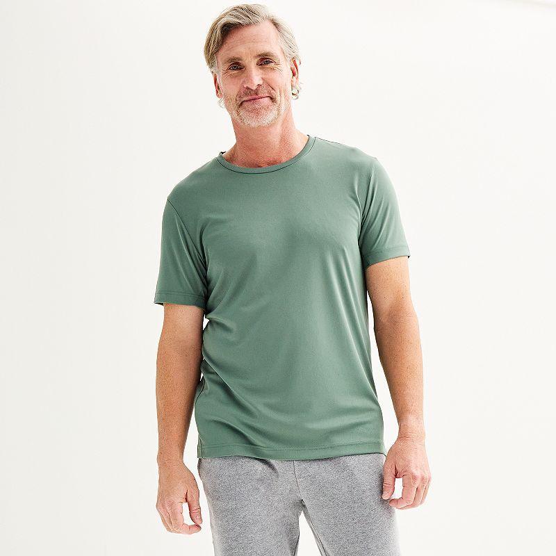 Men's Tek Gear® Dry Tek Tee, Size: XXL, Dark Blue Product Image