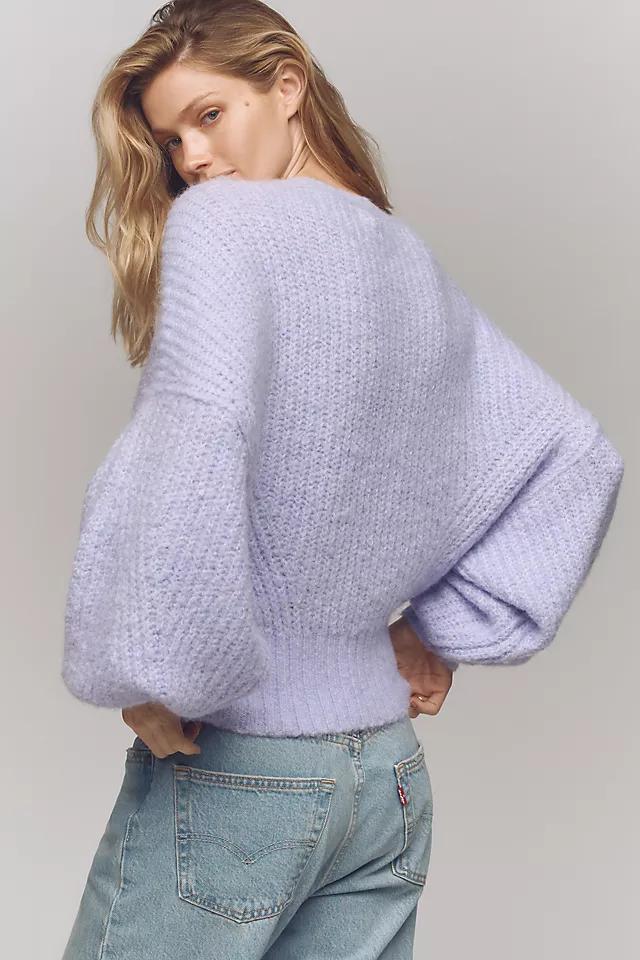 The Blake Slouchy-Sleeve Crew-Neck Sweater by Pilcro Product Image