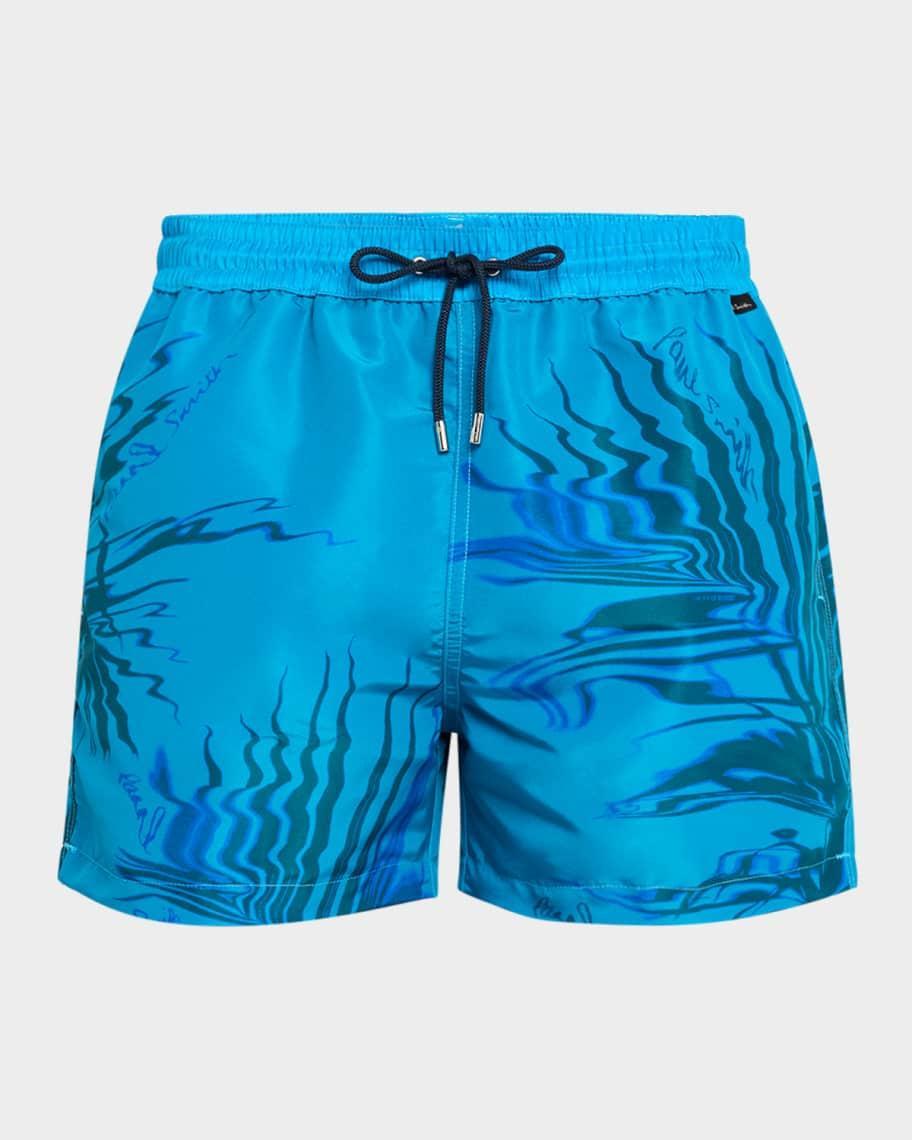 Mens Palm-Print Swim Shorts Product Image