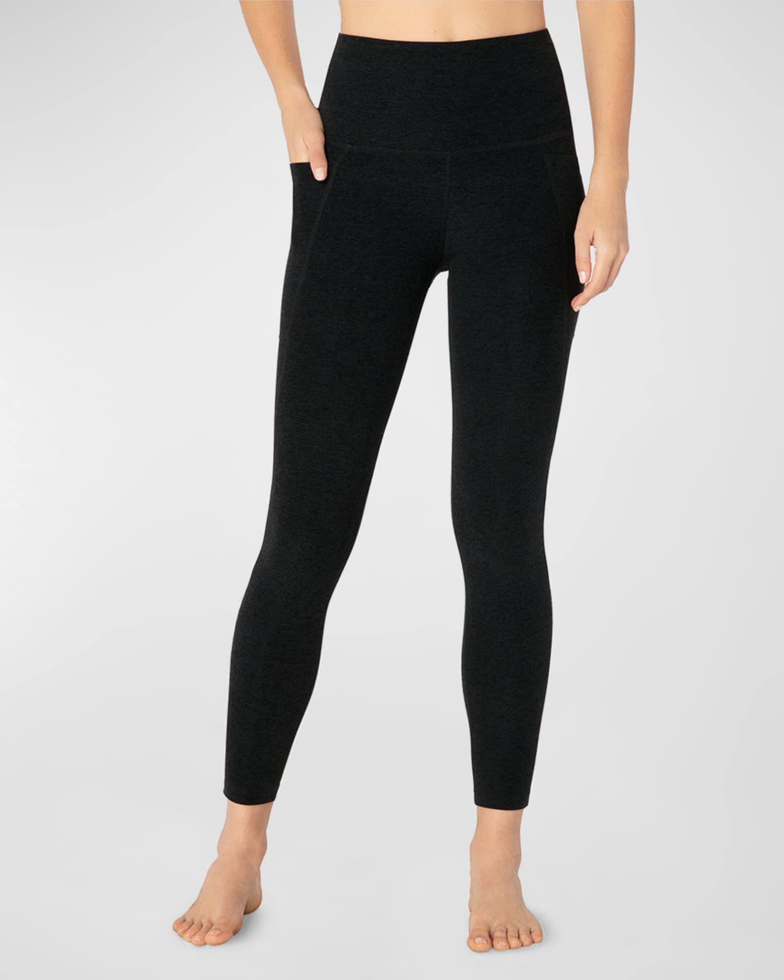 Out Of Pocket Space Dye High-Waist Mid Leggings Product Image