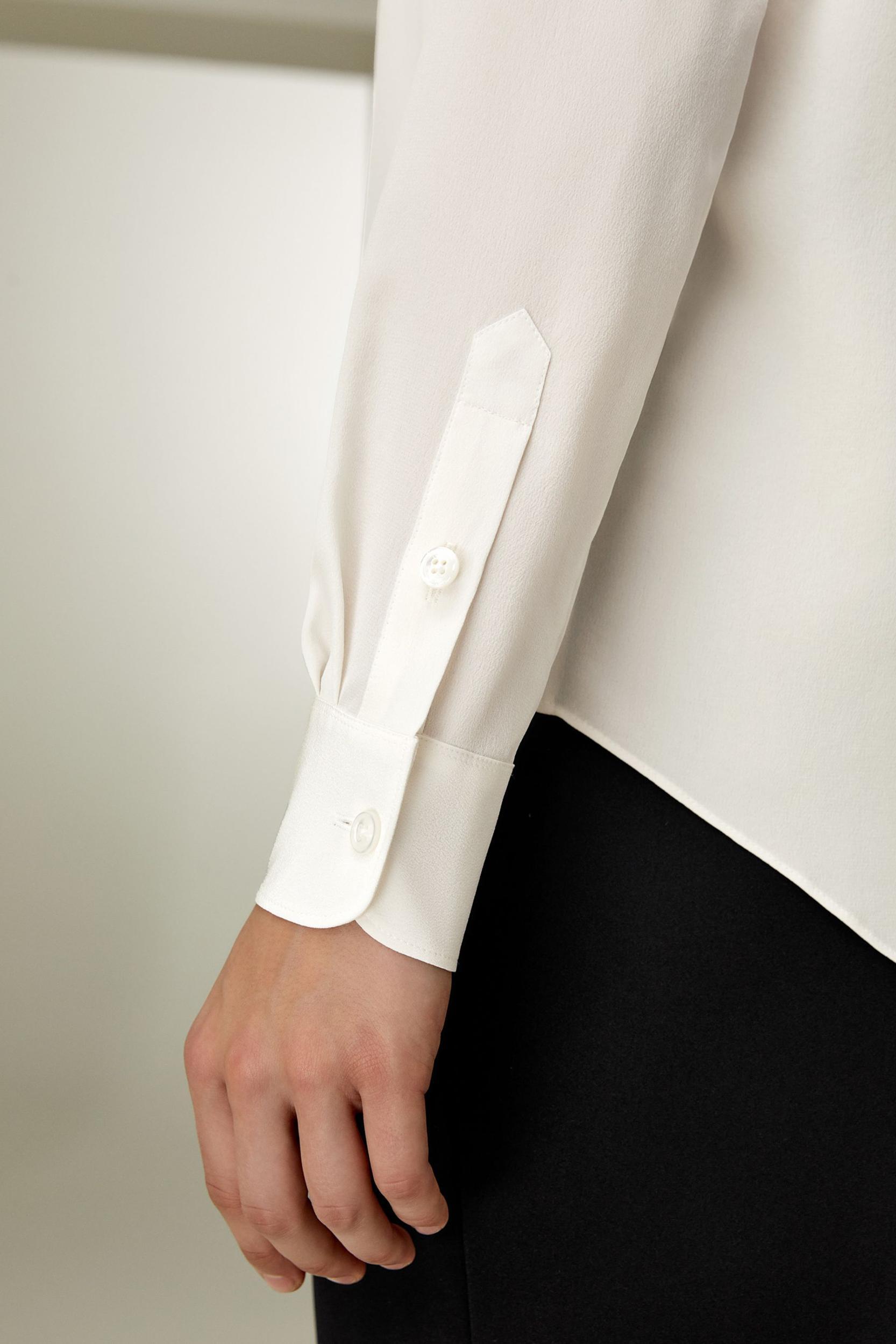 Silk Bowtie Blouse Product Image