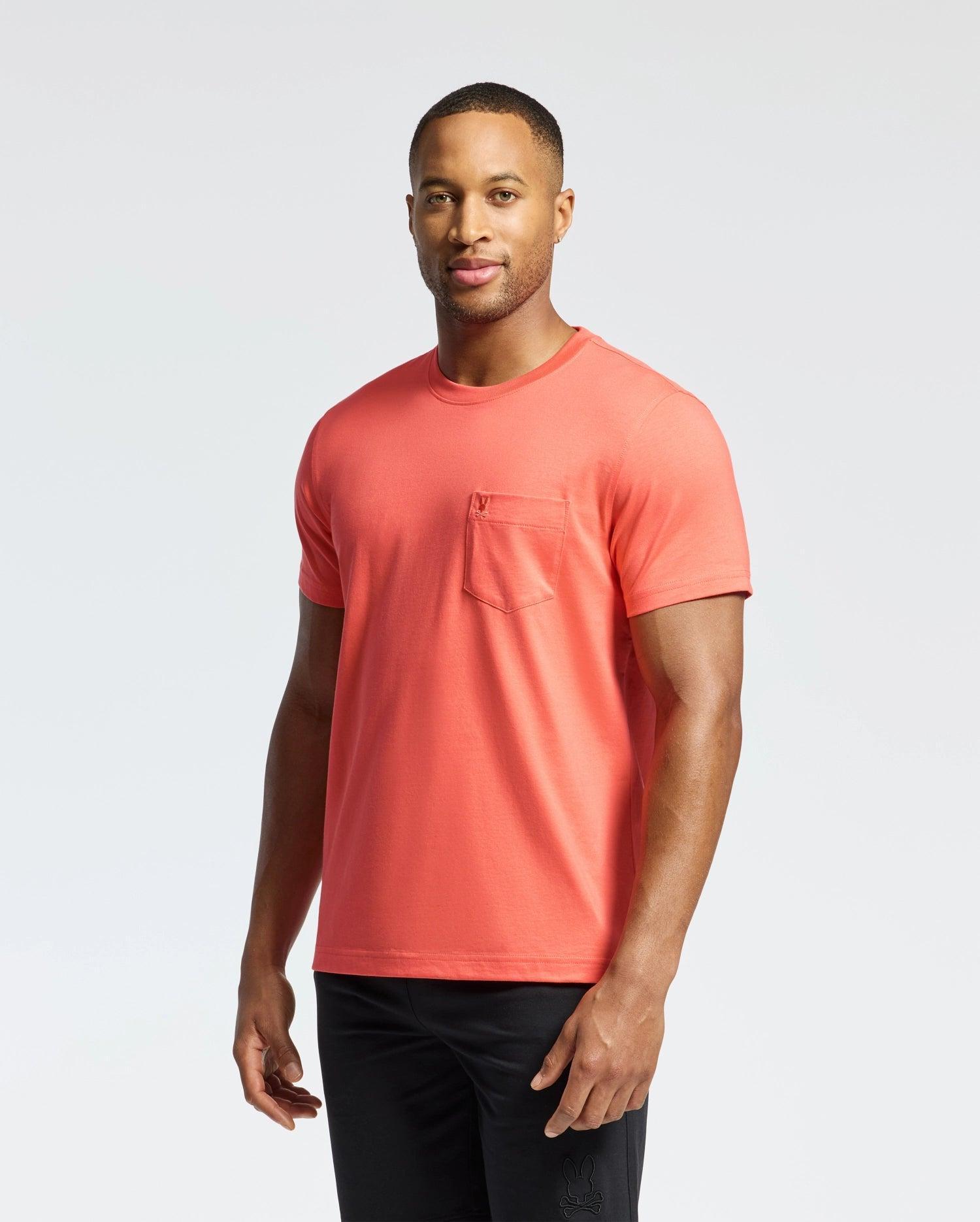 MENS BONNIE REGULAR FIT POCKET TEE - B6U011D200 Male Product Image