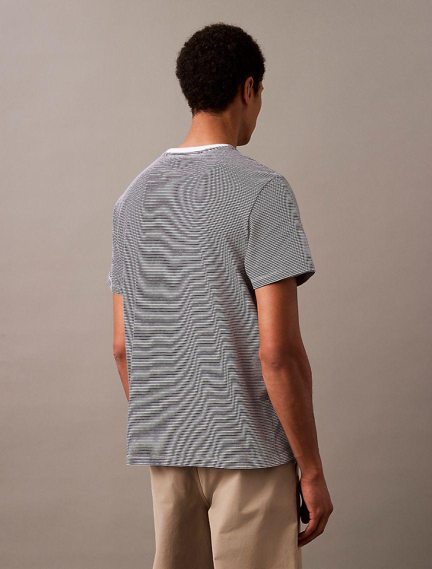 Smooth Cotton Stripe Classic T-Shirt Product Image