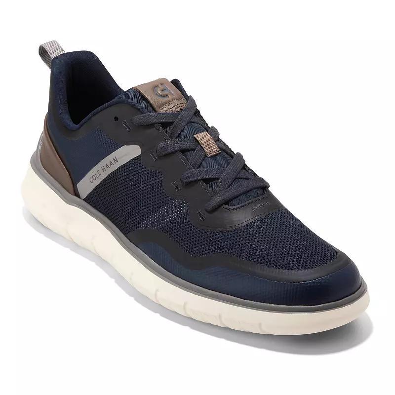 Cole Haan Generation Zerogrand Men's Textured Sneakers, Size: 9.5, Blue Blazer Truffle Ti Product Image